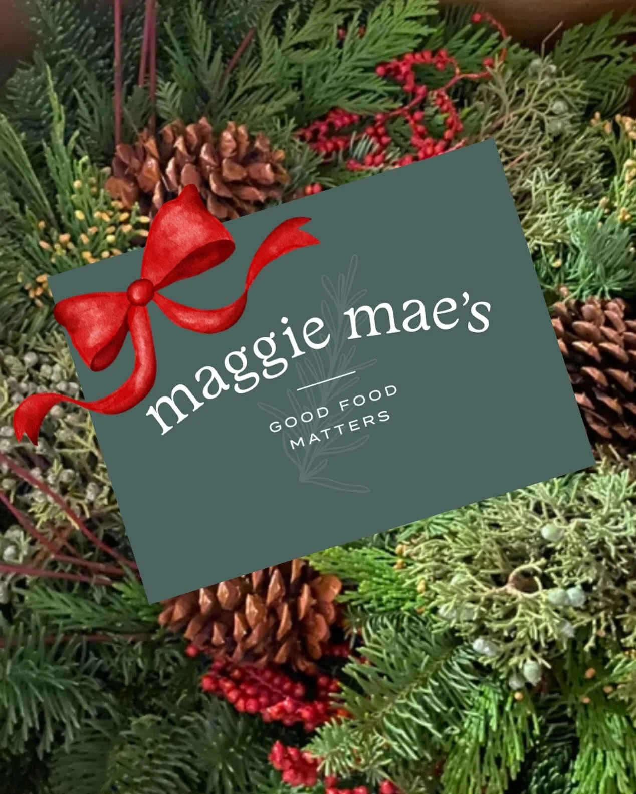 Supporting local, you&rsquo;re making all the difference. Offer a Maggie Mae&rsquo;s gift card and share the pleasure of eating well.

#supportlocal #makeadifference #yarmouthmaine #goodfoodmatters @maggiemaes.maine