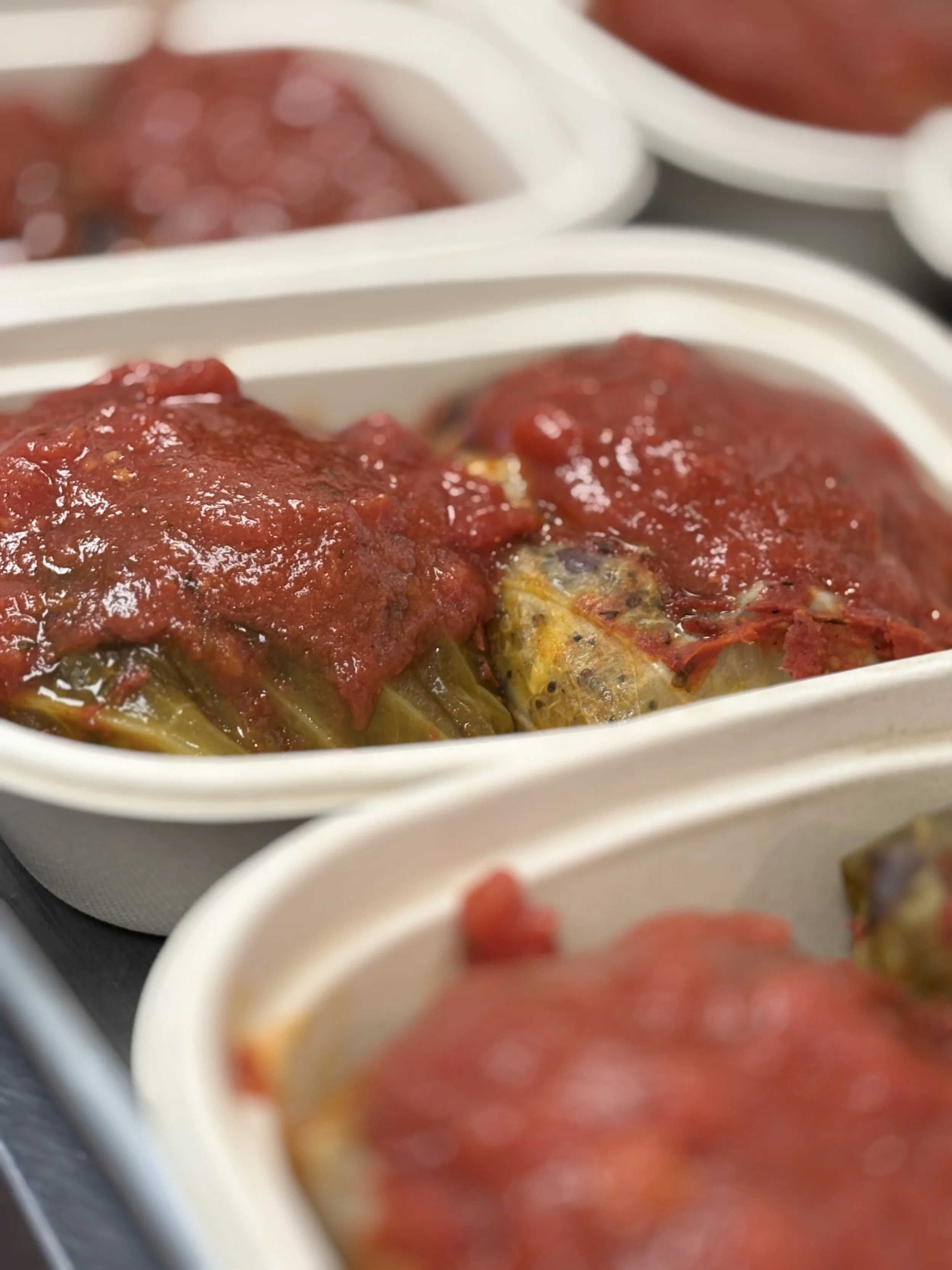 Quinoa Beans + Corn Stuffed Cabbage