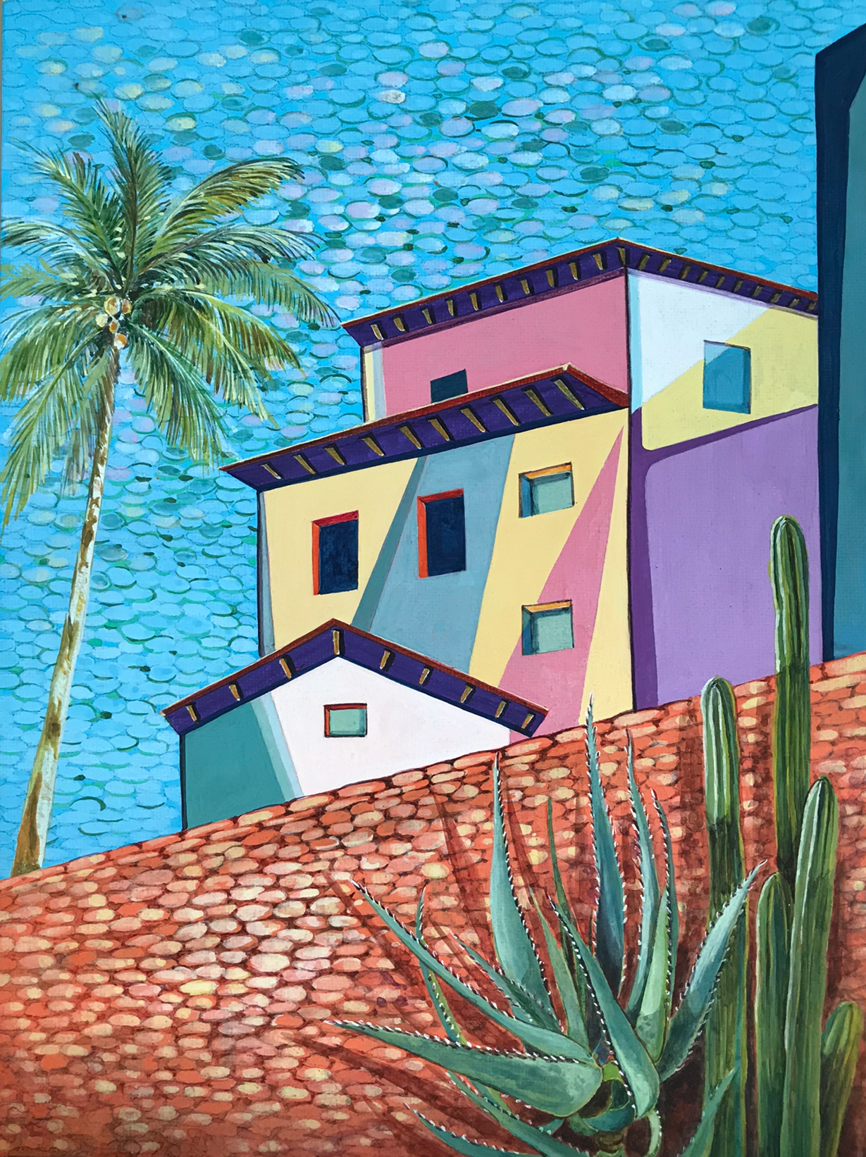 California House 1, 9x12, 2021 SOLD