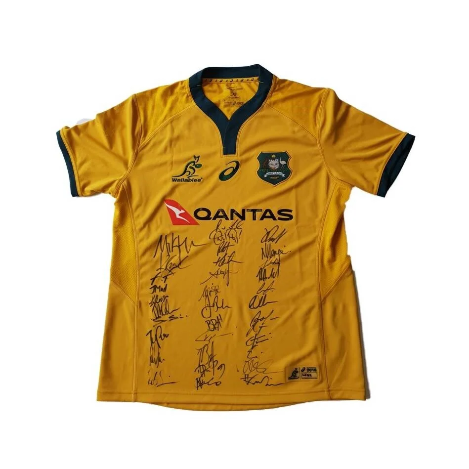 signed wallabies jersey