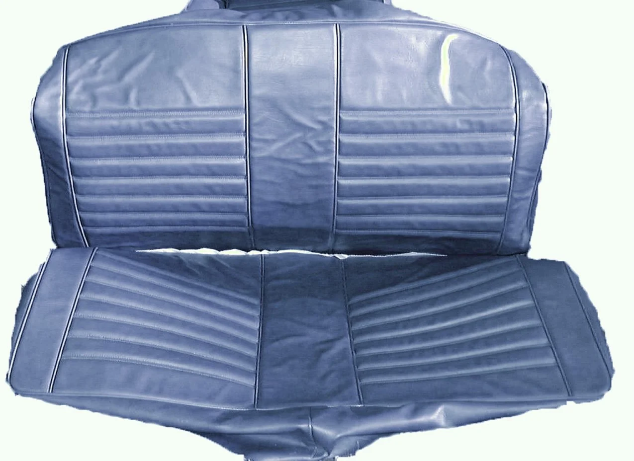Marine Blue German Vinyl 2002 Rear Seat Upholstery Kit