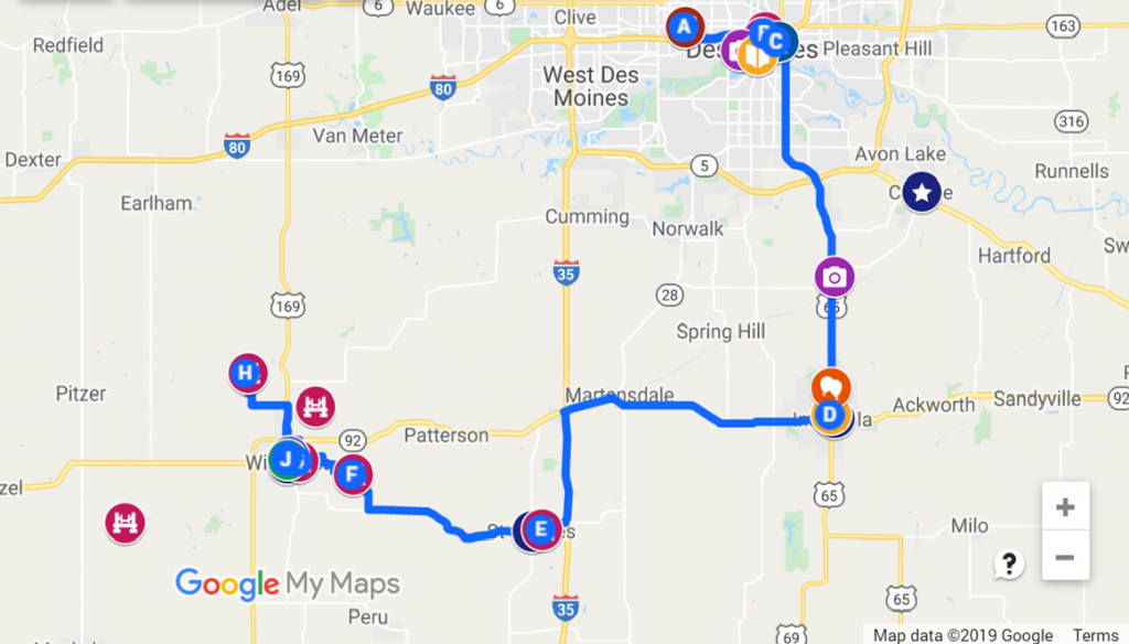Covered Bridges Of Madison County Map