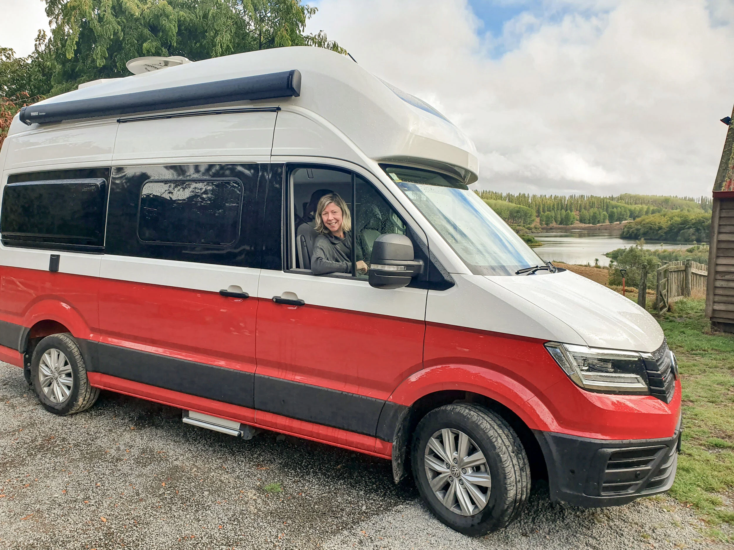 Just little old me in this amazing camper… Cruising around the country in this was a blast!