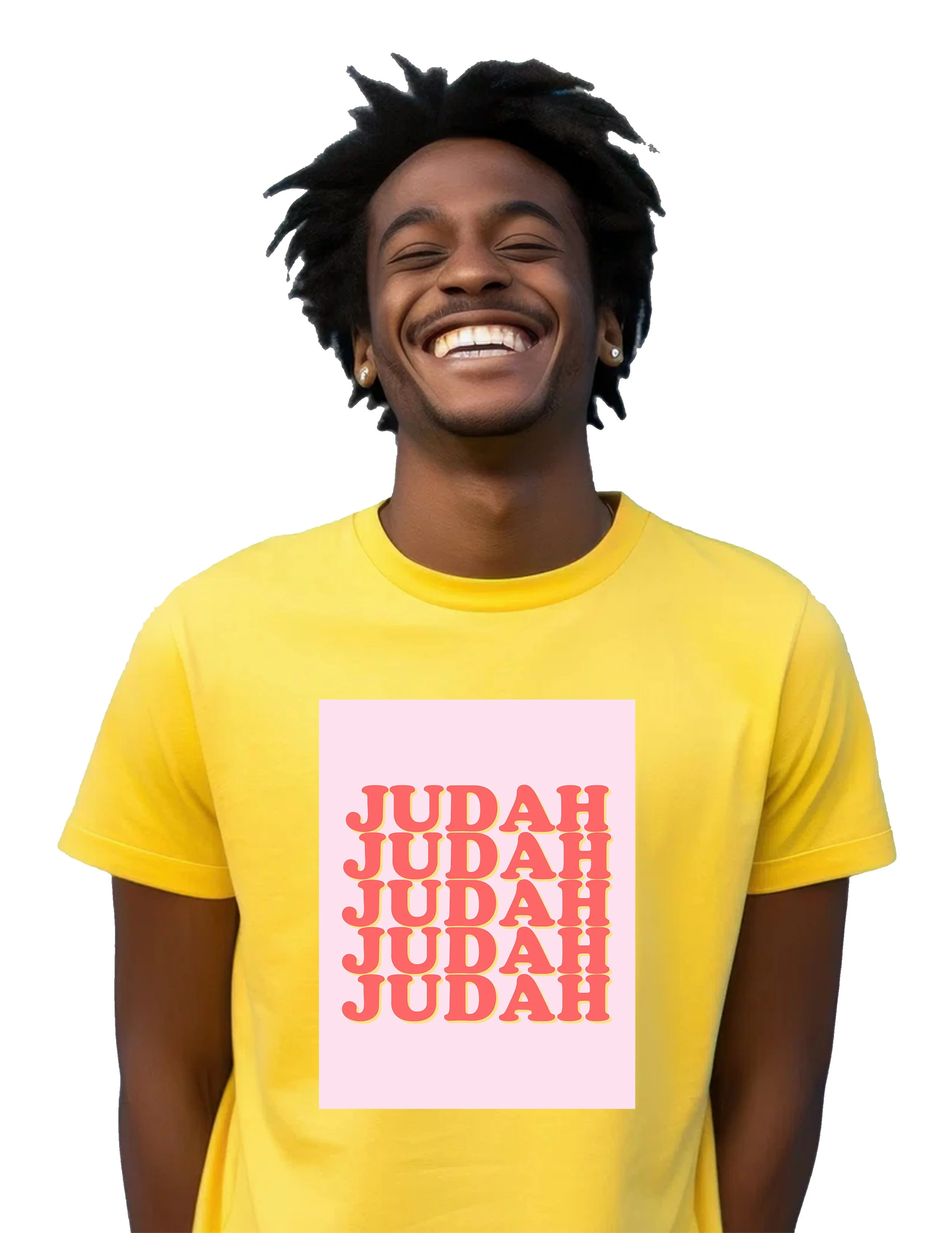 Judah Judah Judah - Yellow and Coral