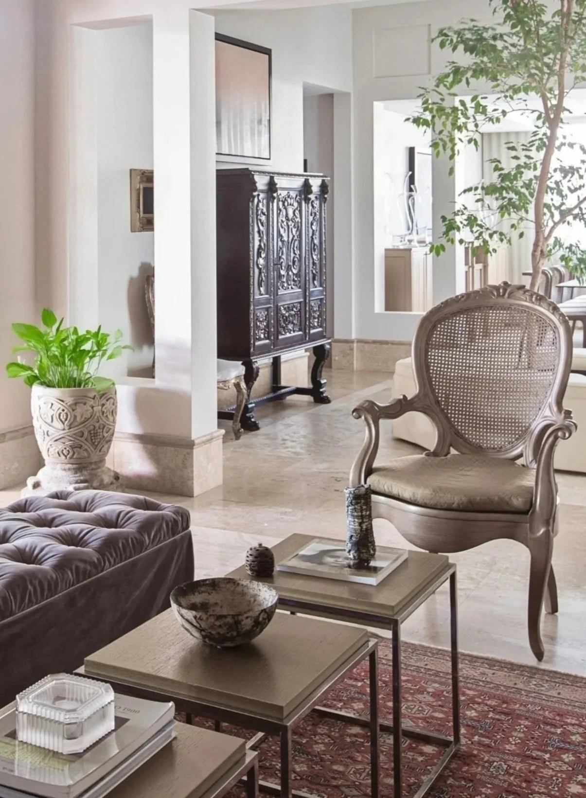 Puerto Rico Interiors Layered, warm interior design eclectic mix