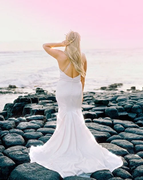 sherri hill silver mermaid dress SHERRI HILL - 56994
