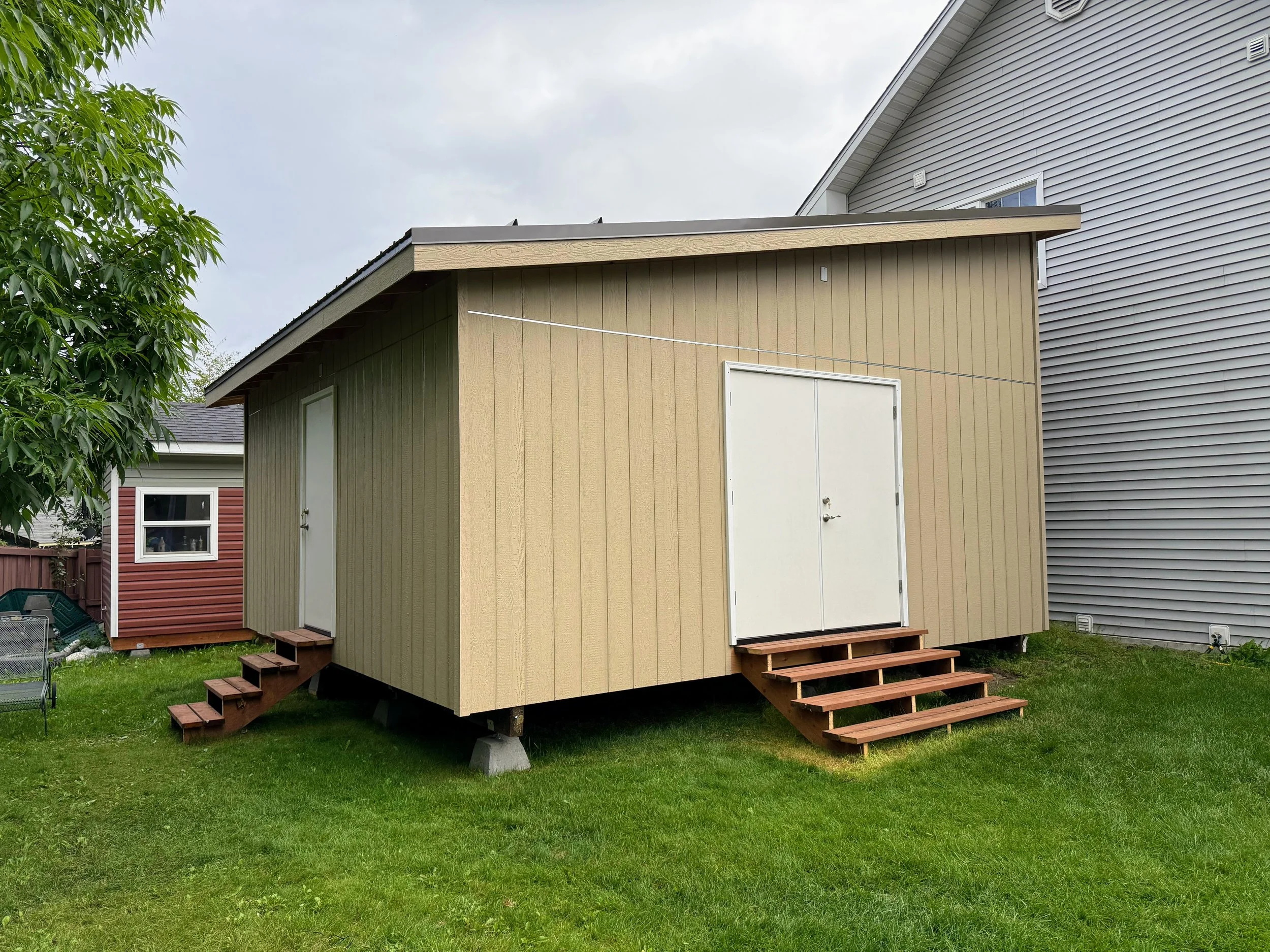 20x20 custom shed