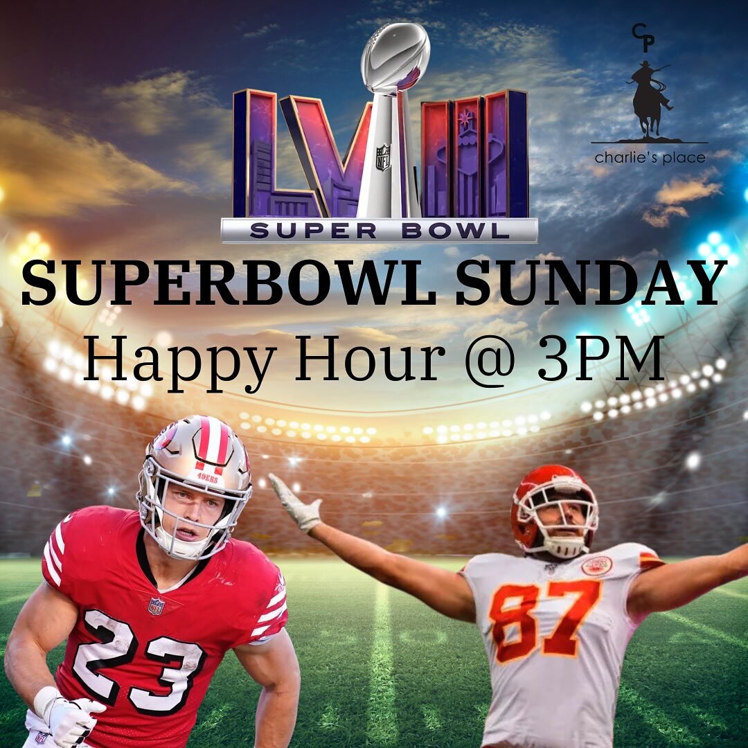 🏈 SUPERBOWL SUNDAY 🏈 We are getting the party started early with Happy Hour starting at 3PM. $2 off Beer Pitchers, $6 Wells, $26 Margarita Pitchers.

Fuel up for the biggest game of the year with our HH Bites: Mozzarella Sticks, Mini Vaquero Fries,