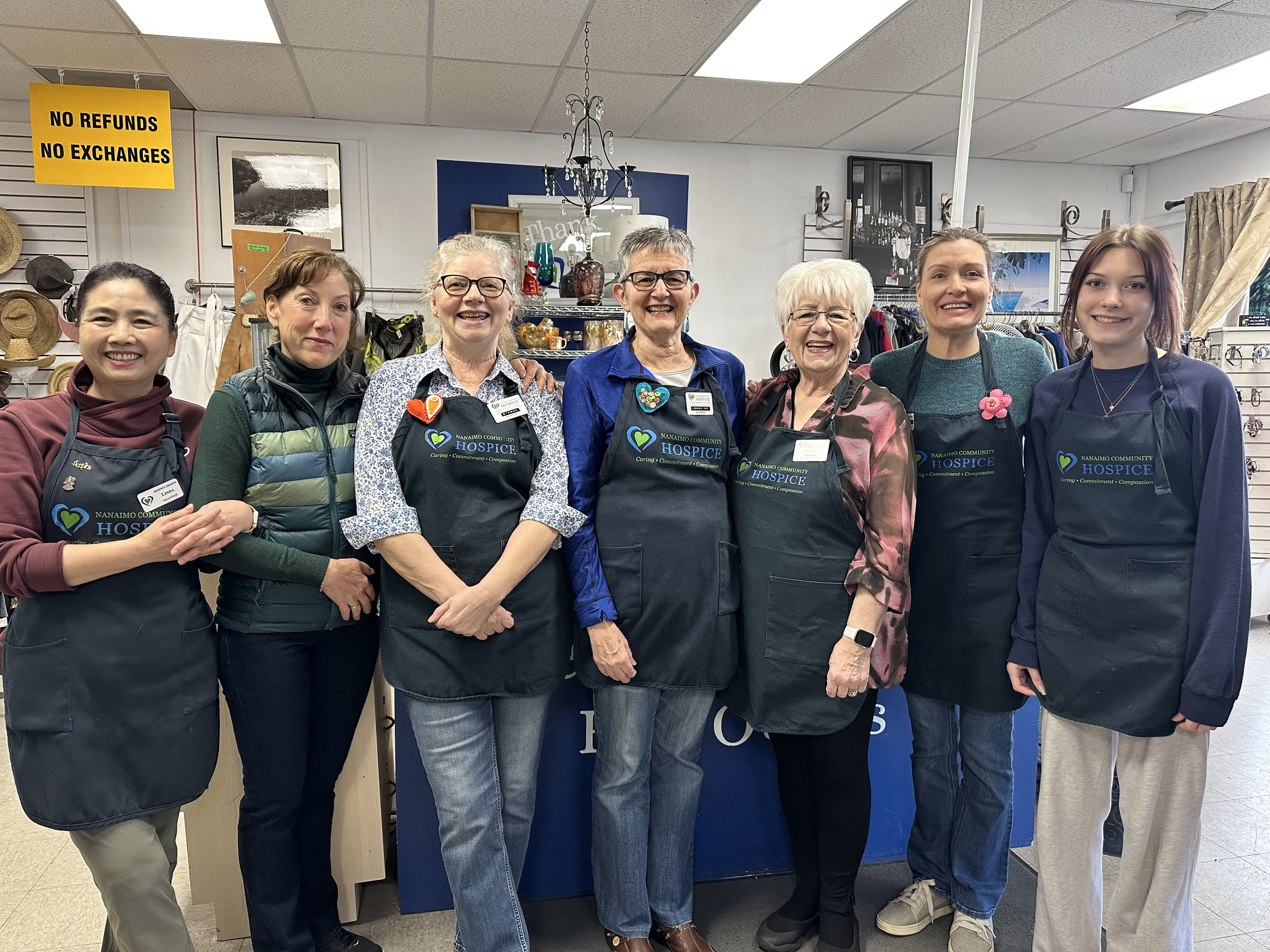 Hospice Shoppe, volunteers, Nanaimo Community Hospice, BC