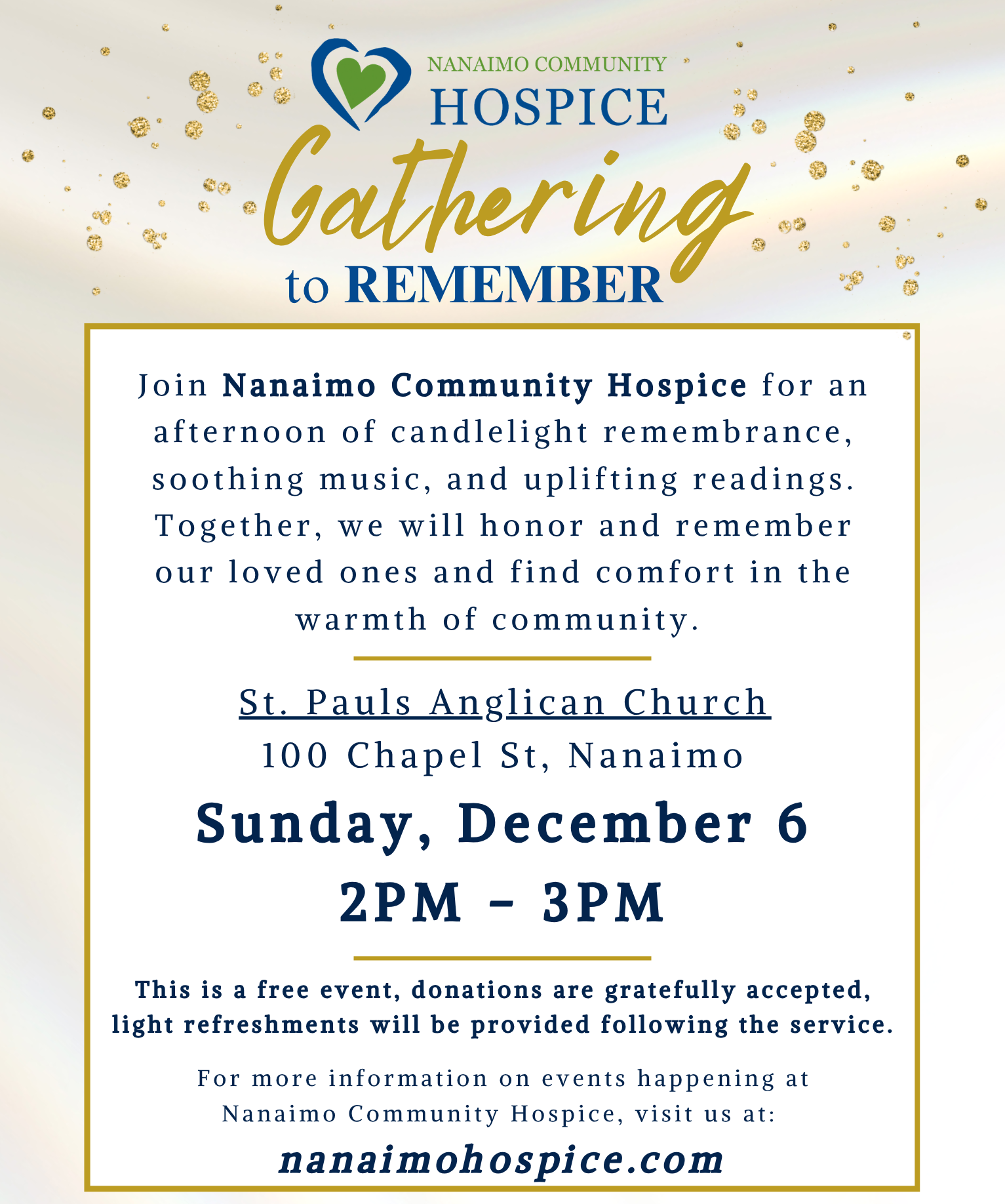 Candlelight rememberance 2026