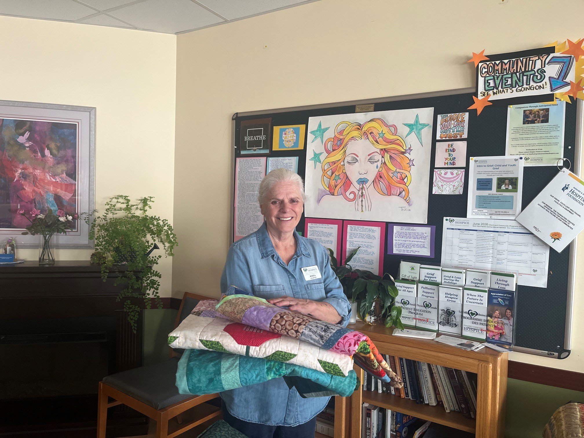Comfort Care Kit made by Volunteers of Nanaimo Community Hospice