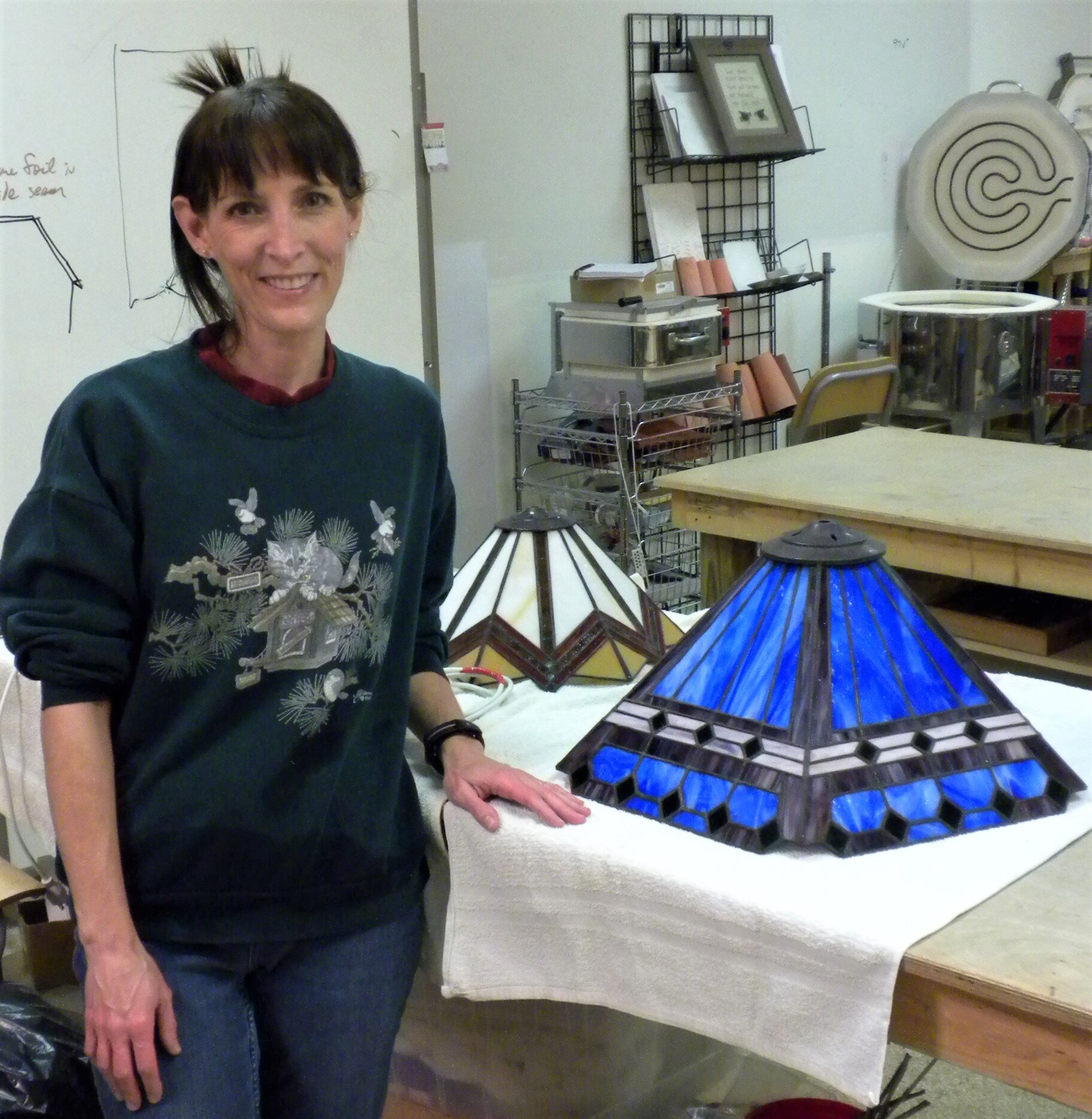 Laura Lane with Lamp Project.JPG