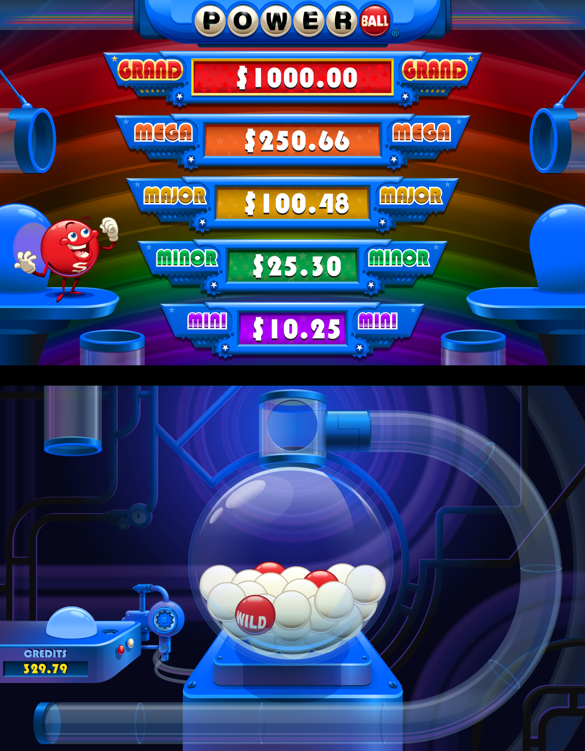 Powerball slot machine bonus before