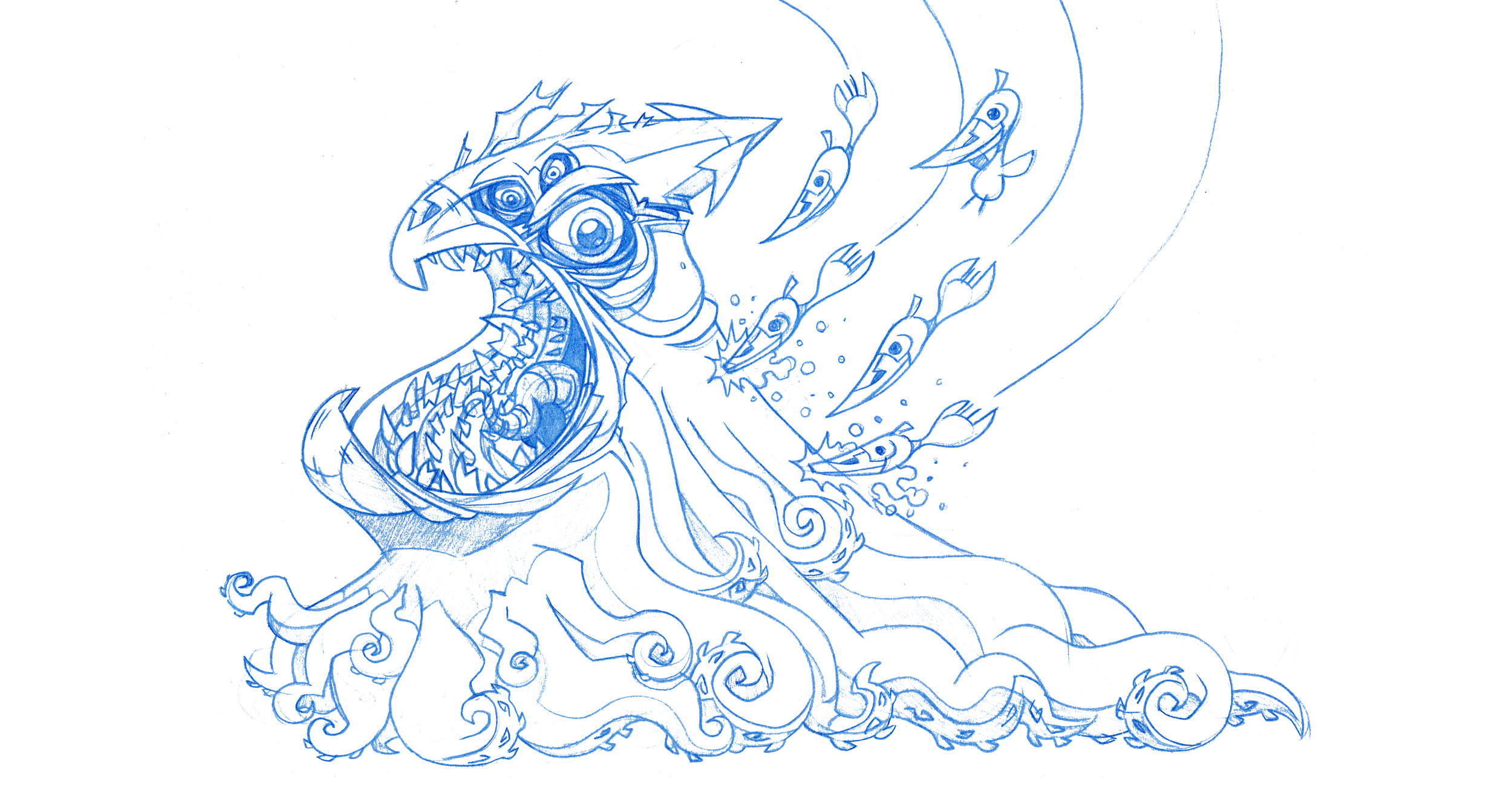 FFCWAB No. 4 - I’m So Sorry Calamari with Lawn Dart Lorikeets