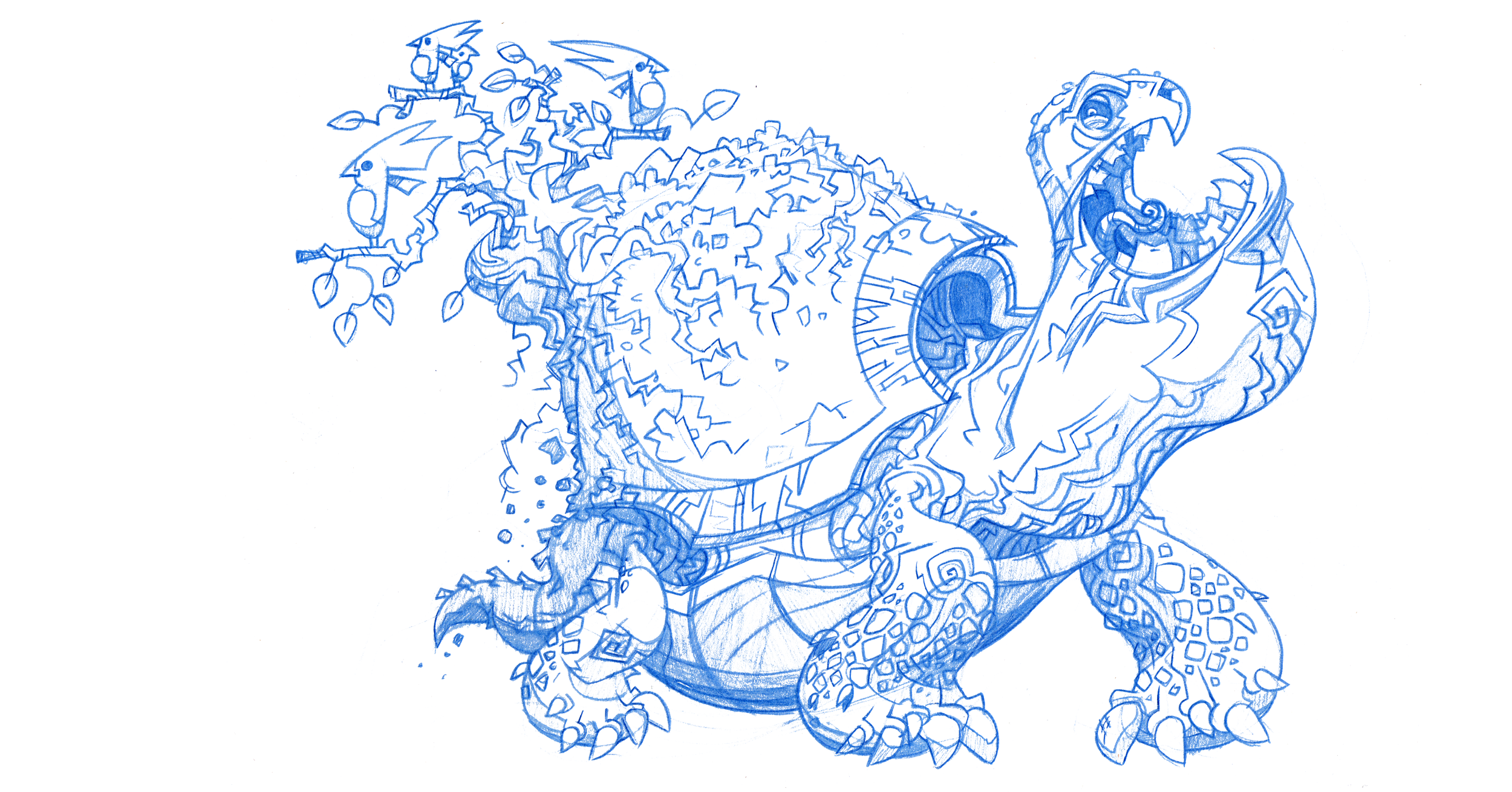 FFCWAB No. 3 - Schwartzwald Clitortoise with Coo Clucks Cockatoos