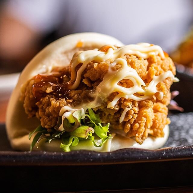 Our golden dish, the fried chicken bao. We&rsquo;ve sold hundreds and hundreds of these, you&rsquo;ll love them, we sure know that! 💥💥💥