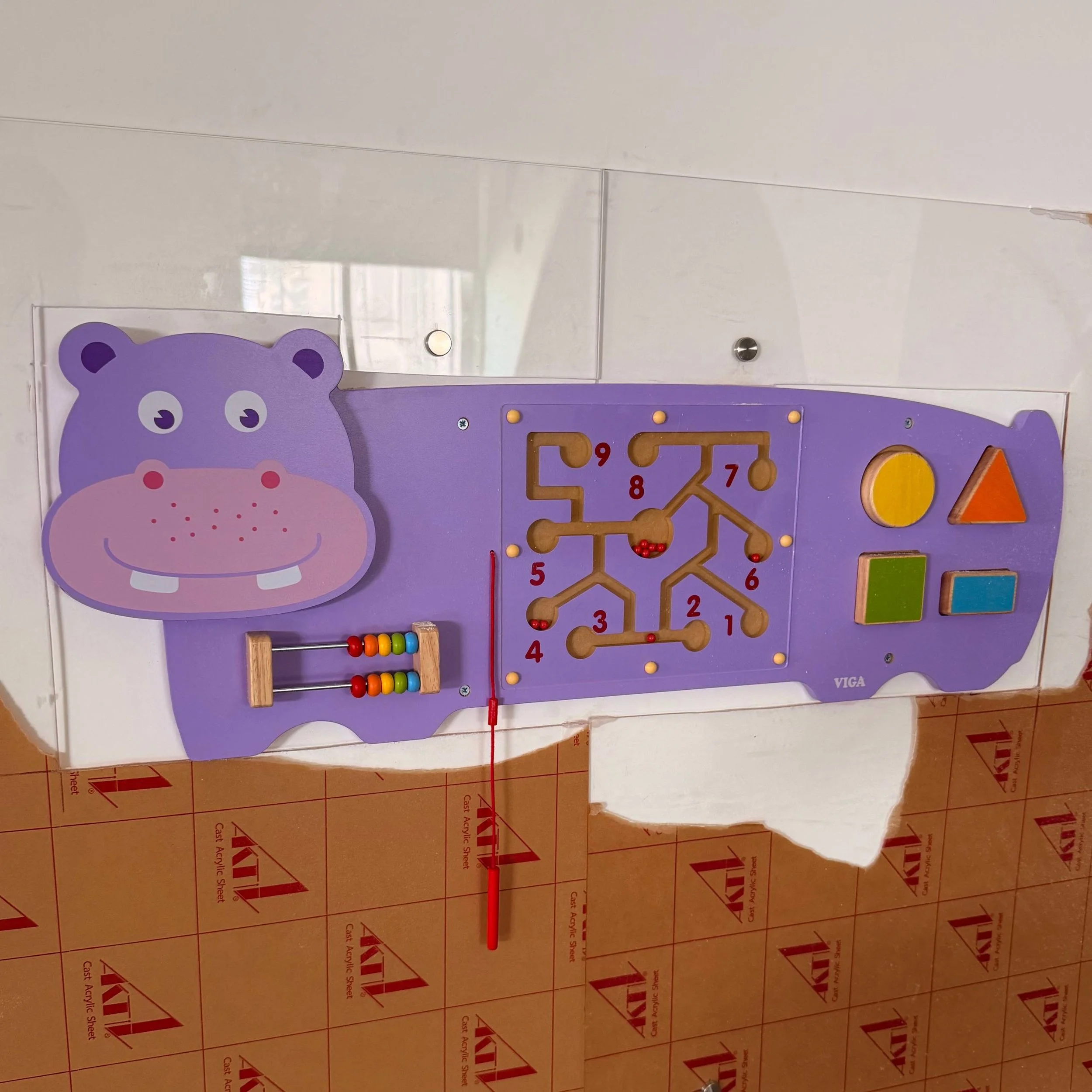 Hippo Busyboard (Number Maze &amp; Shapes)