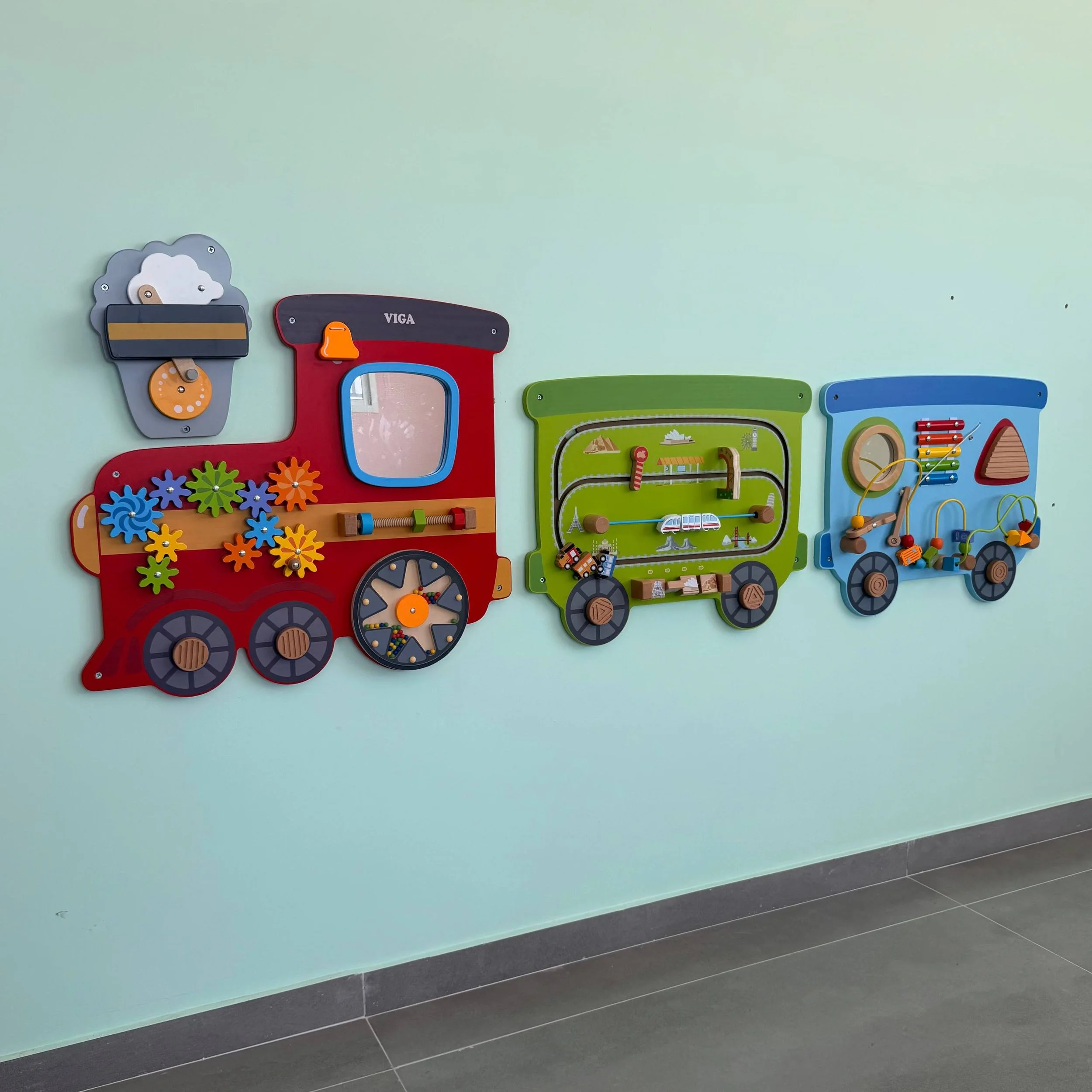 Train-Themed Busyboard Set