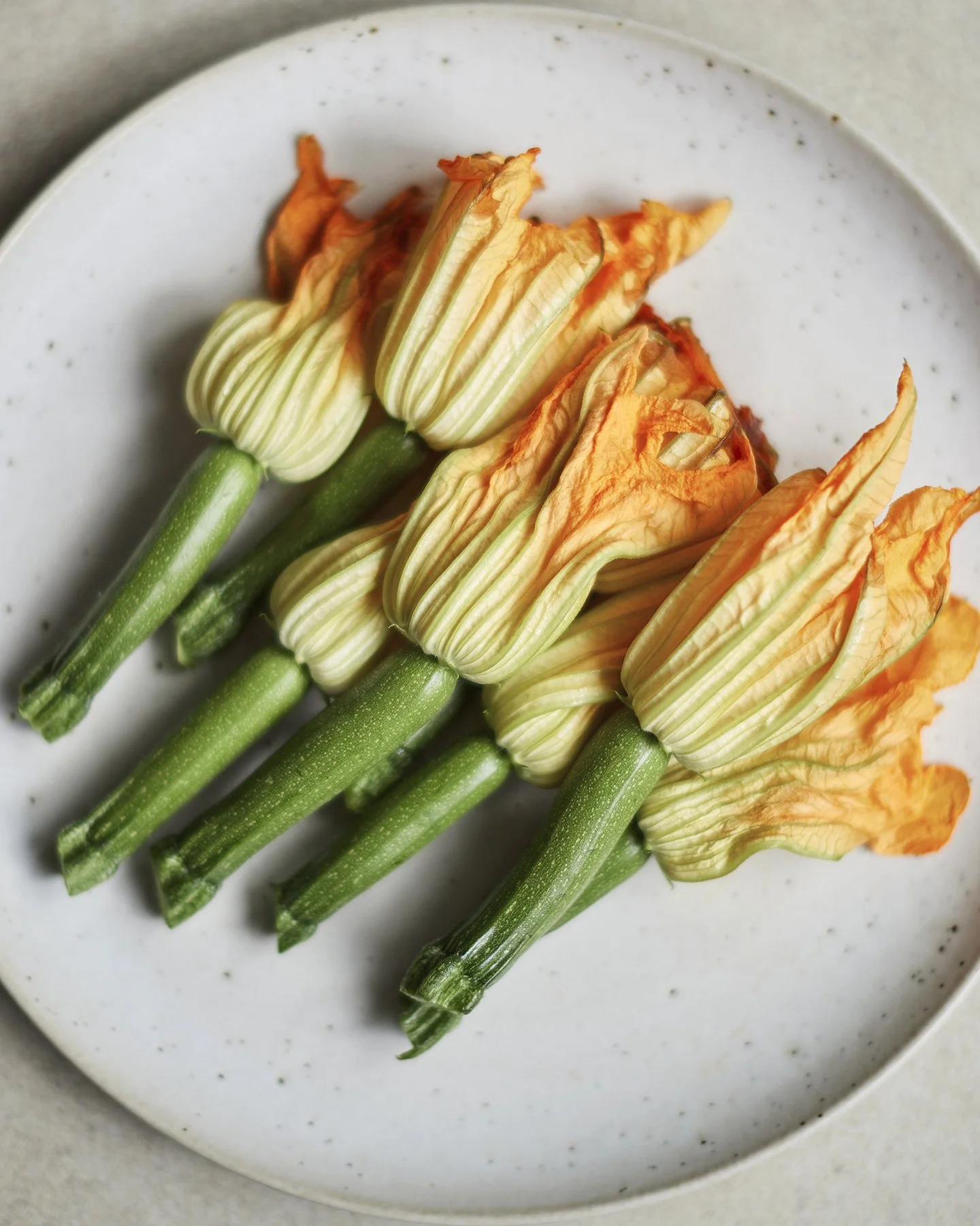 Stuffed Courgette Flowers — Atlantica Table