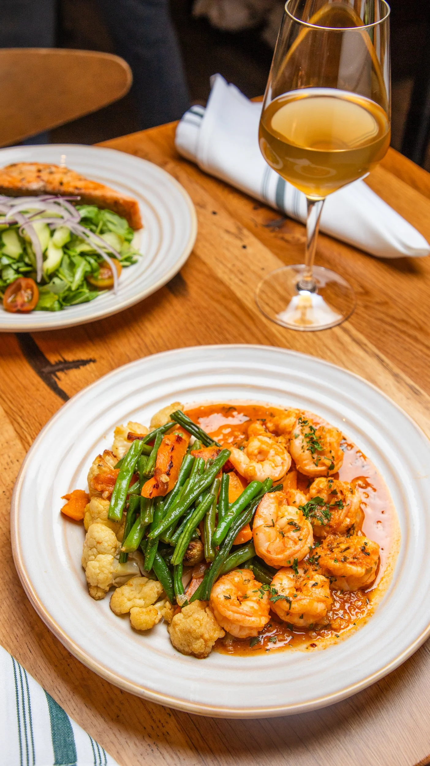 Lunch dining at Ella Social on Columbus Avenue