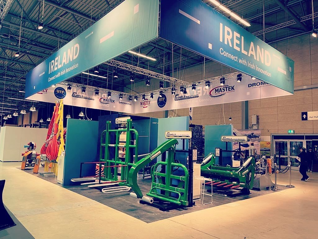 Day 1 of @agromek_official has begun! 🇩🇰 Cashels are on the @enterprise_ireland stand showcasing our world renowned range of bale handling equipment, including two brand new products being launched this week. More on that to follow&hellip; #cashels