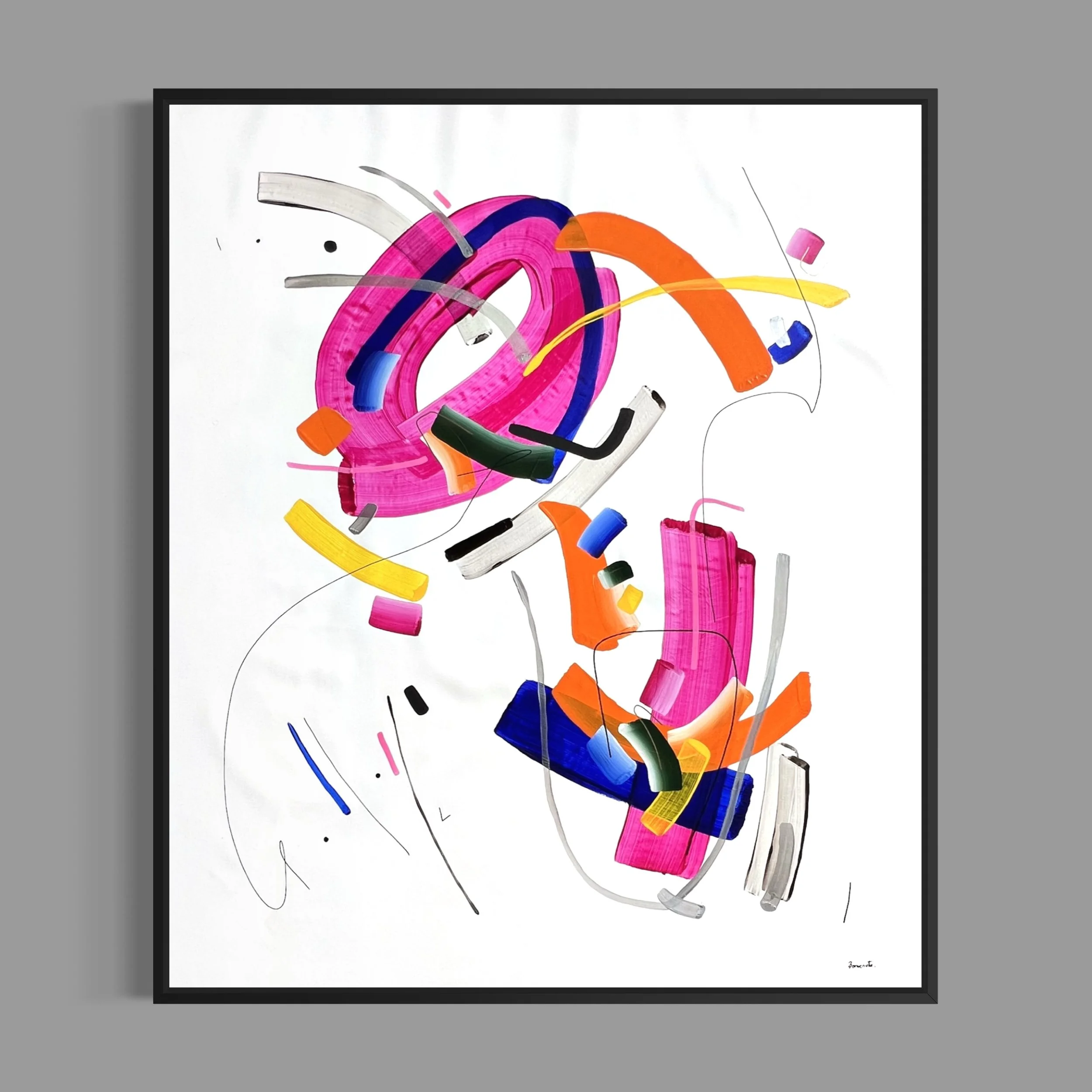 This one has been sitting quietly, waiting for its moment. ✨ A commissioned piece from 2025 &mdash; part of a diptych &mdash; acrylic on canvas, 140 &times; 120 cm &mdash; finally making its way here. Some works need time before they&rsquo;re ready t