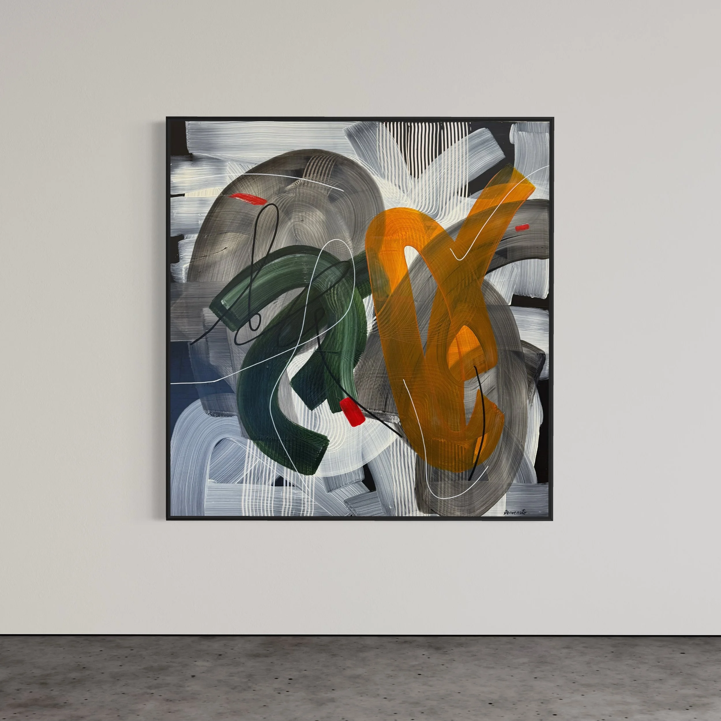 &ldquo;Between impulse and structure 4&rdquo;, acrylic on aluminium panel, 120 x 120 cm, 2026 🙌🏼

#artcollector #contemporaryartwork #abstractartist #pinturamoderna #artecontemp&oacute;raneo