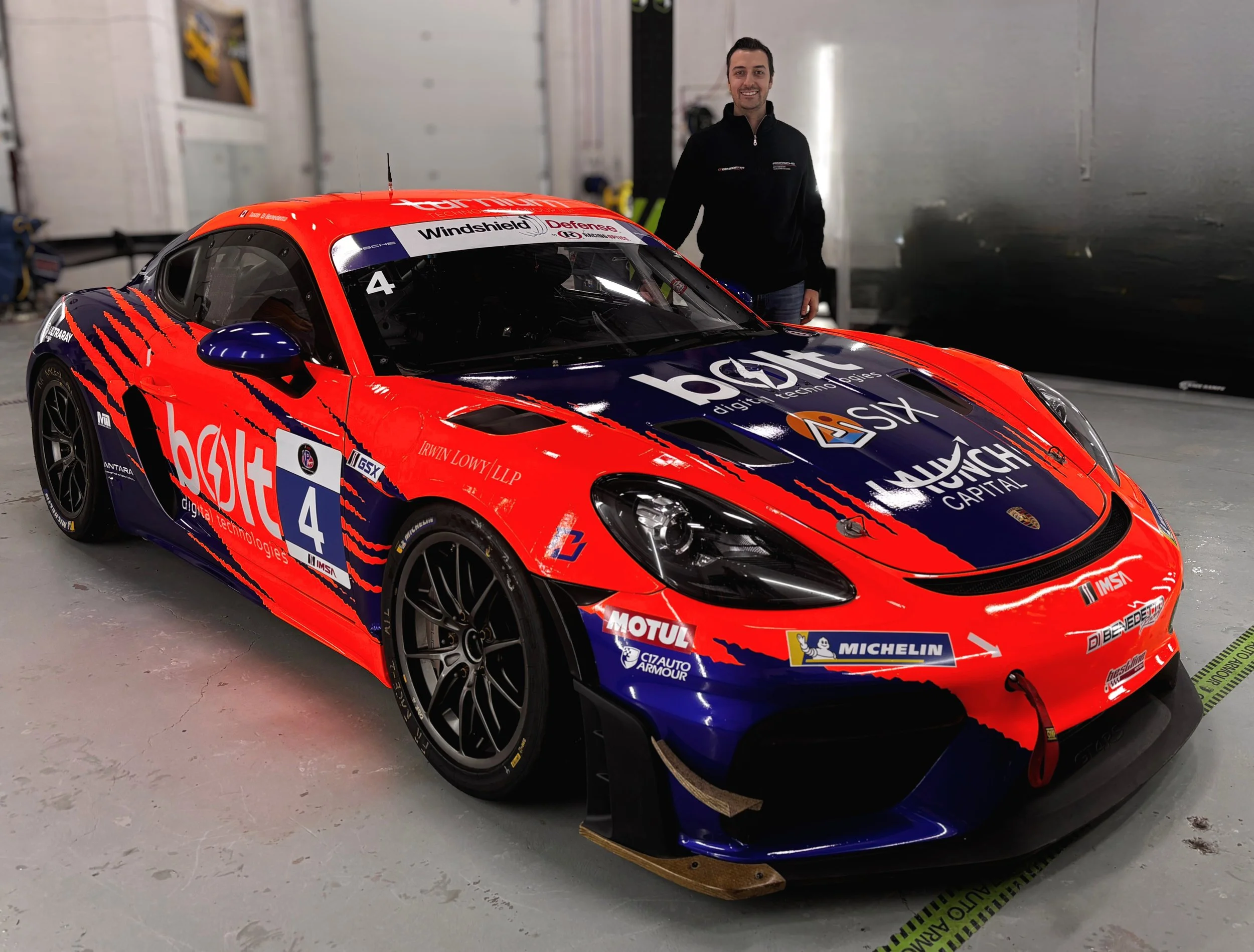 Justin Di Benedetto Set for Return to IMSA VP Racing Sportscar Challenge in 2026 with BOLT Digital Technologies and Syntheia AI