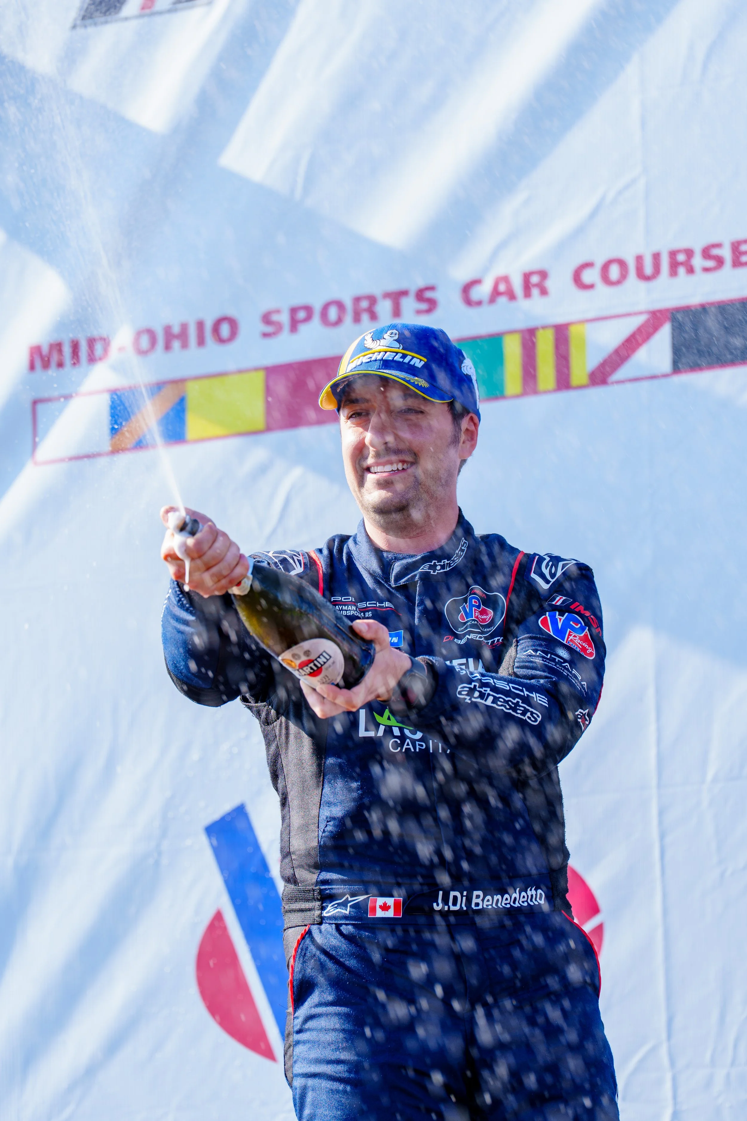 A second consecutive double podium weekend for Justin Di Benedetto at the Mid-Ohio Sports Car Course. 