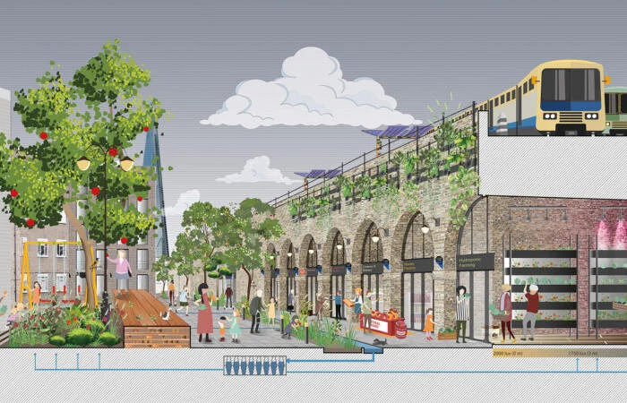 PDP London win competition to design London's Low Line