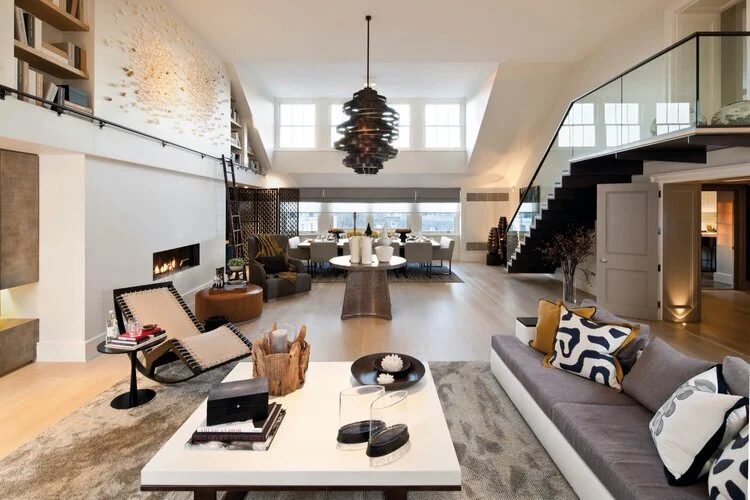 Grosvenor Crescent, Interiors