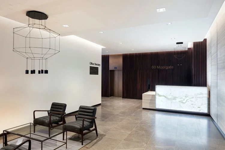 Sixty Moorgate, Interiors
