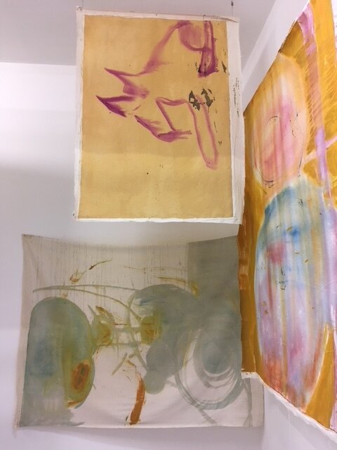      

 
     Vivian Suter exhibition, ‘Tintin’s Sofa’ at Camden Arts Centre…  The last exhibition I went to before the world went into lockdown was at Camden Arts Centre, showcasing the painted fabrics of Argentine-Swiss artist Vivian Suter. A serie