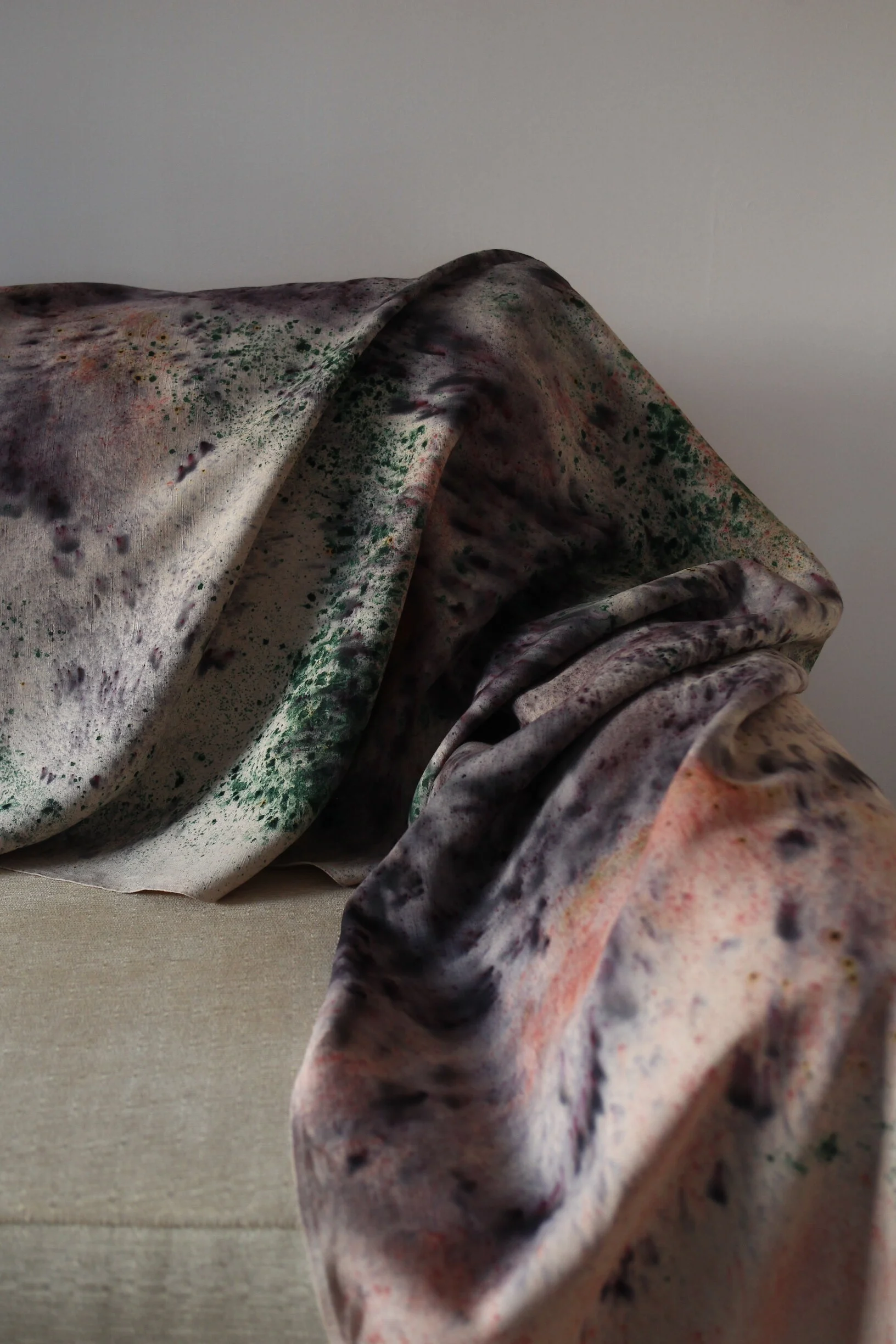      

 
   Natural dyeing with antique 19th Century linen  I have recently started dyeing with antique secondhand linen sourced from brocante markets in France. This means that rather than using new fabric I’m reusing cloth that has already had a li