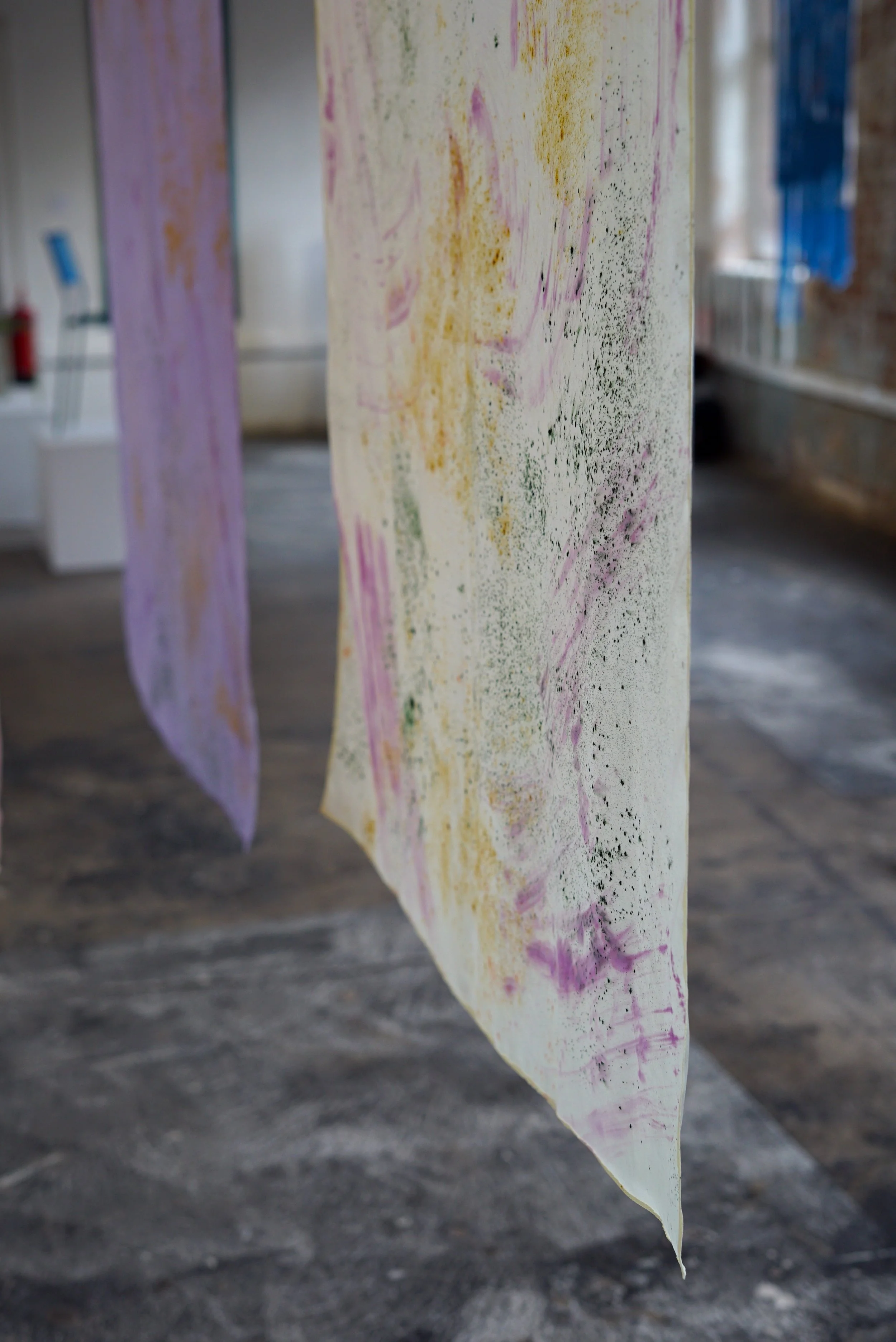      

 
   London Craft Week 2022  I was thrilled to have a triptych of naturally dyed and hand-painted silk pieces exhibited in ‘Textile + Surface’, an exhibition by Cockpit Art textile makers for London Craft Week 2022. The exhibition was part of 