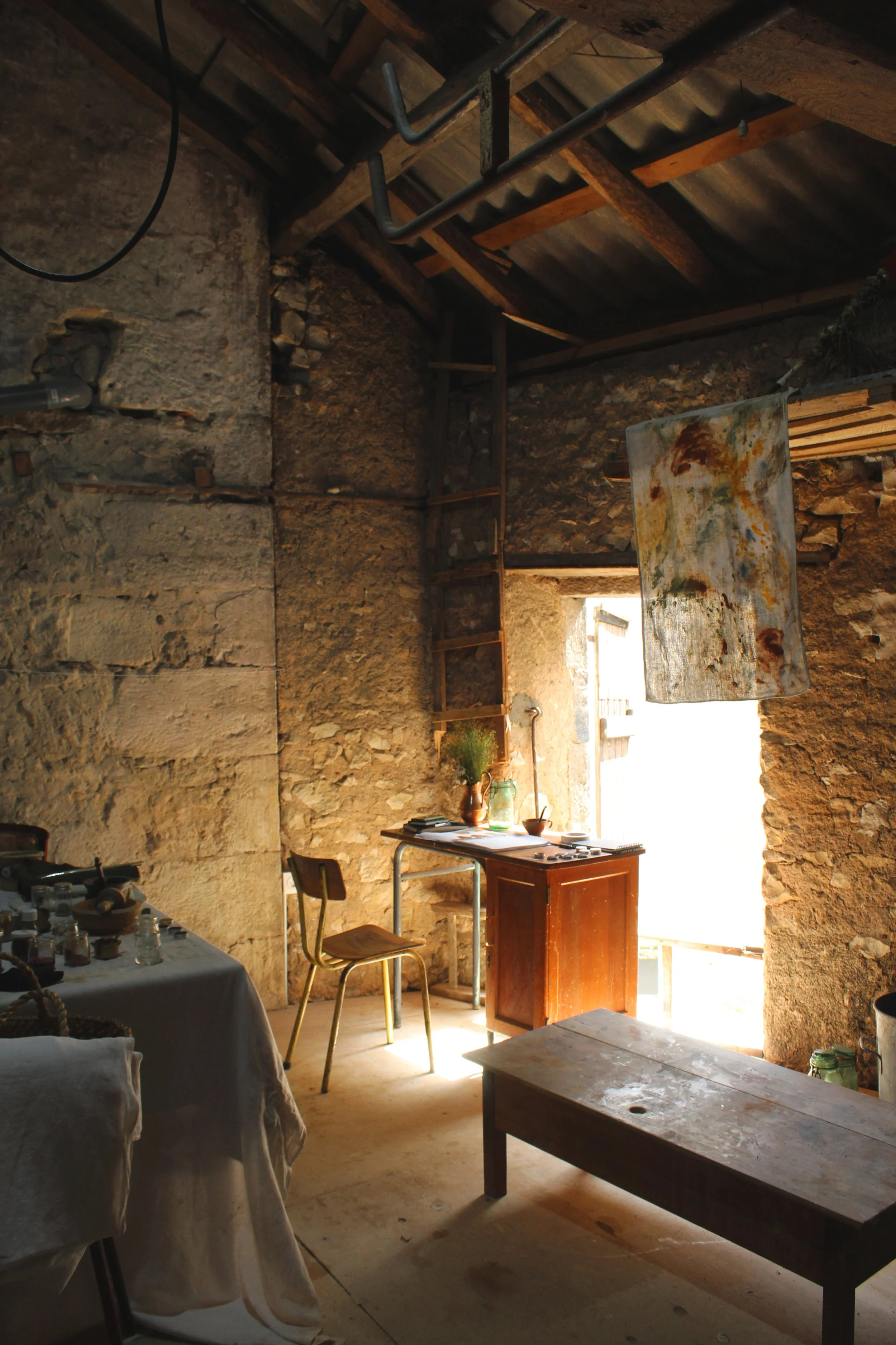      

 
   Residency at Casa Julfa, Montmorillon, May 2024  I’m back from a month in France, first attending a residency at Casa Julfa in Montmorillon and then a long weekend exploring Bordeaux. It was simply wonderful - time spent solely creating, 
