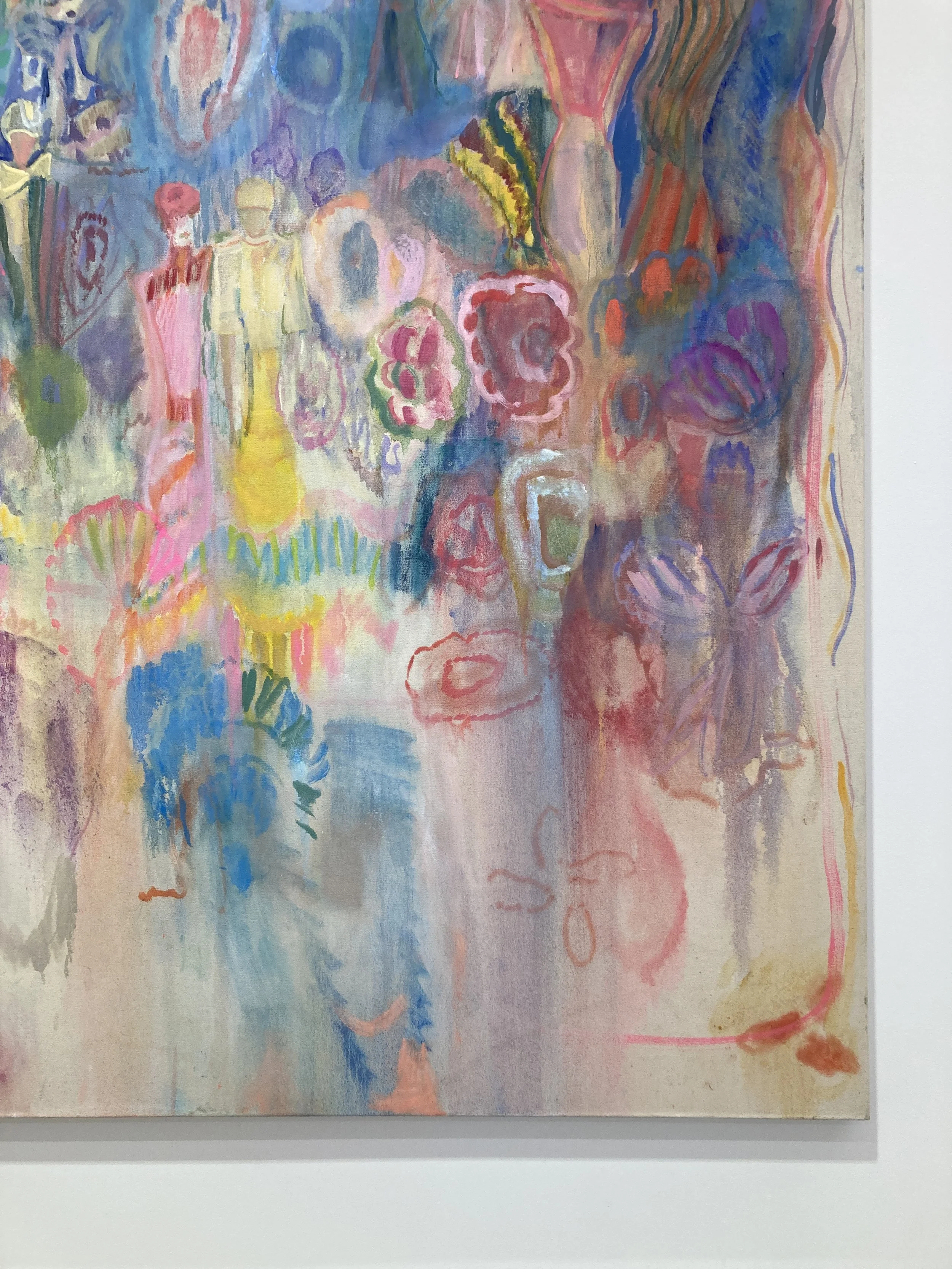      

 
   Recent Exhibitions   A solo show by Lorna Robertson at Alison Jacques Gallery   A collection of paintings in sweet, sorbet colours filled with a mix of abstracted forms and ethereal watercolour marks. Like diving into a dream. 
 








