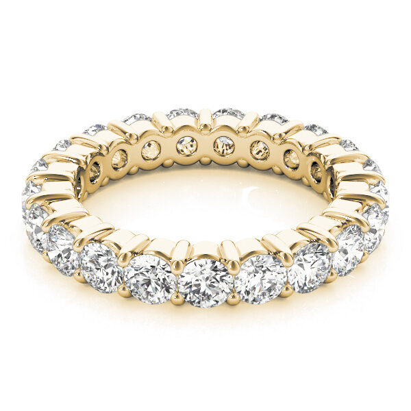 Classic Prong Set in Yellow Gold