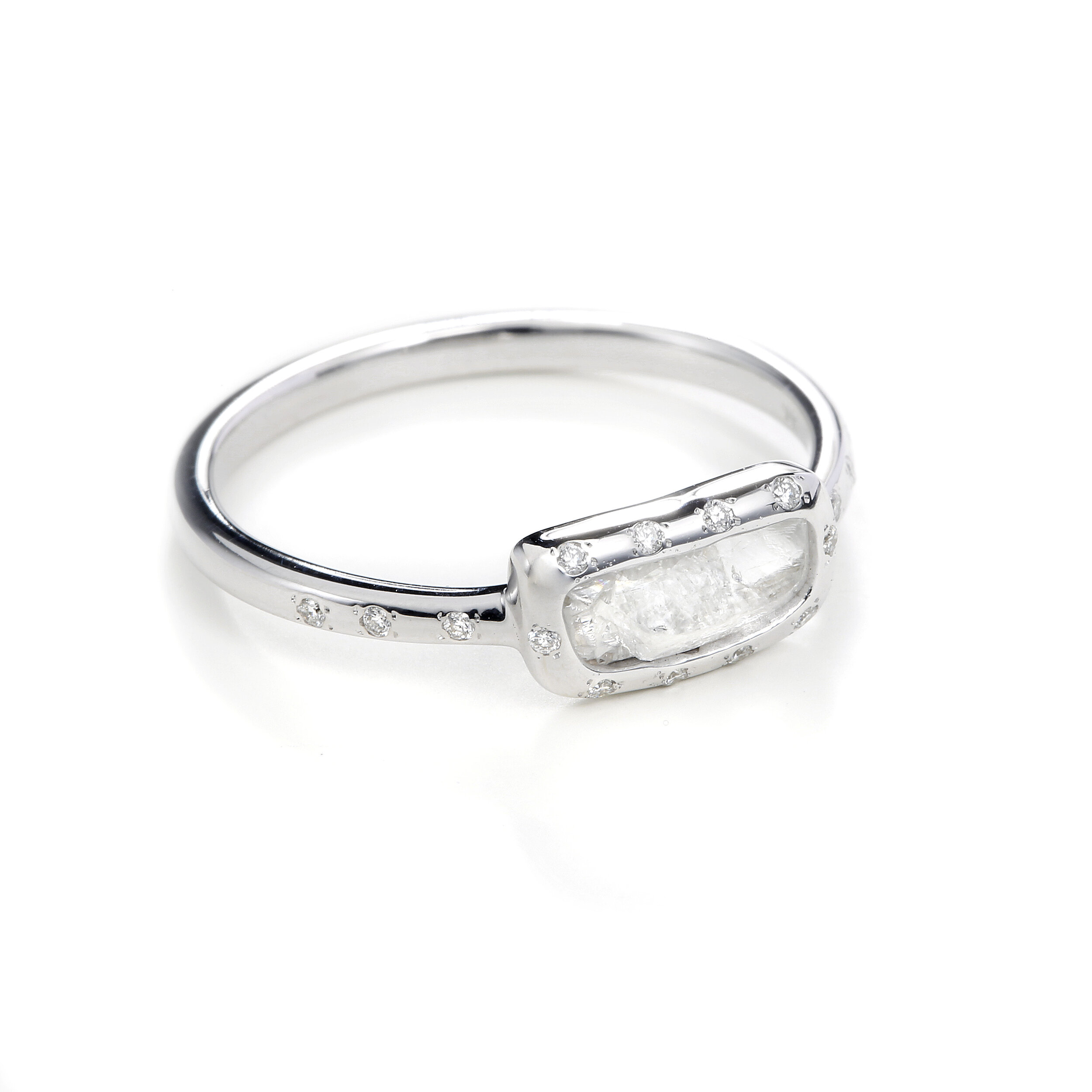 .42ct Rough Diamond Pave