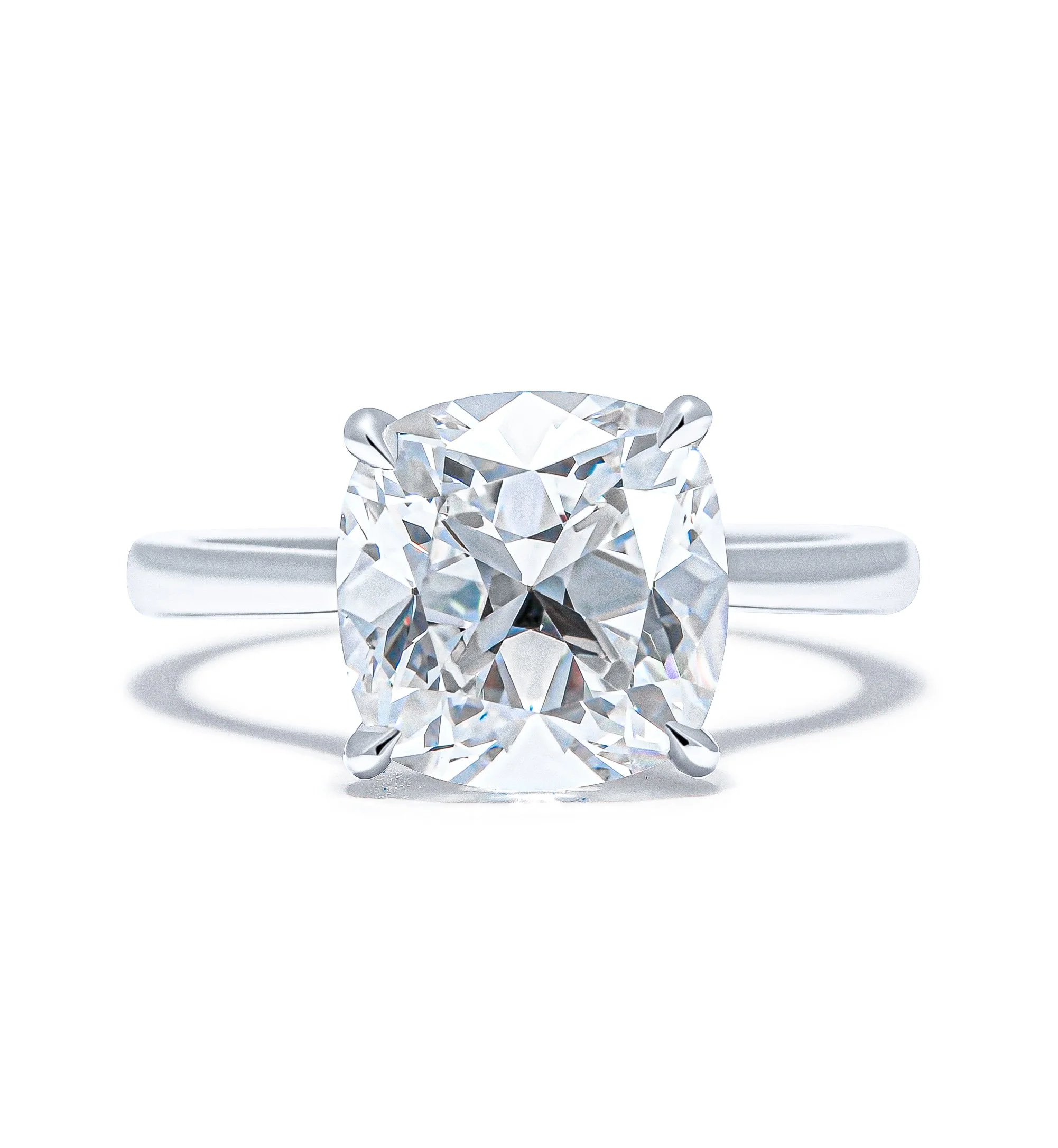 Natural Cushion Diamond Solitaire