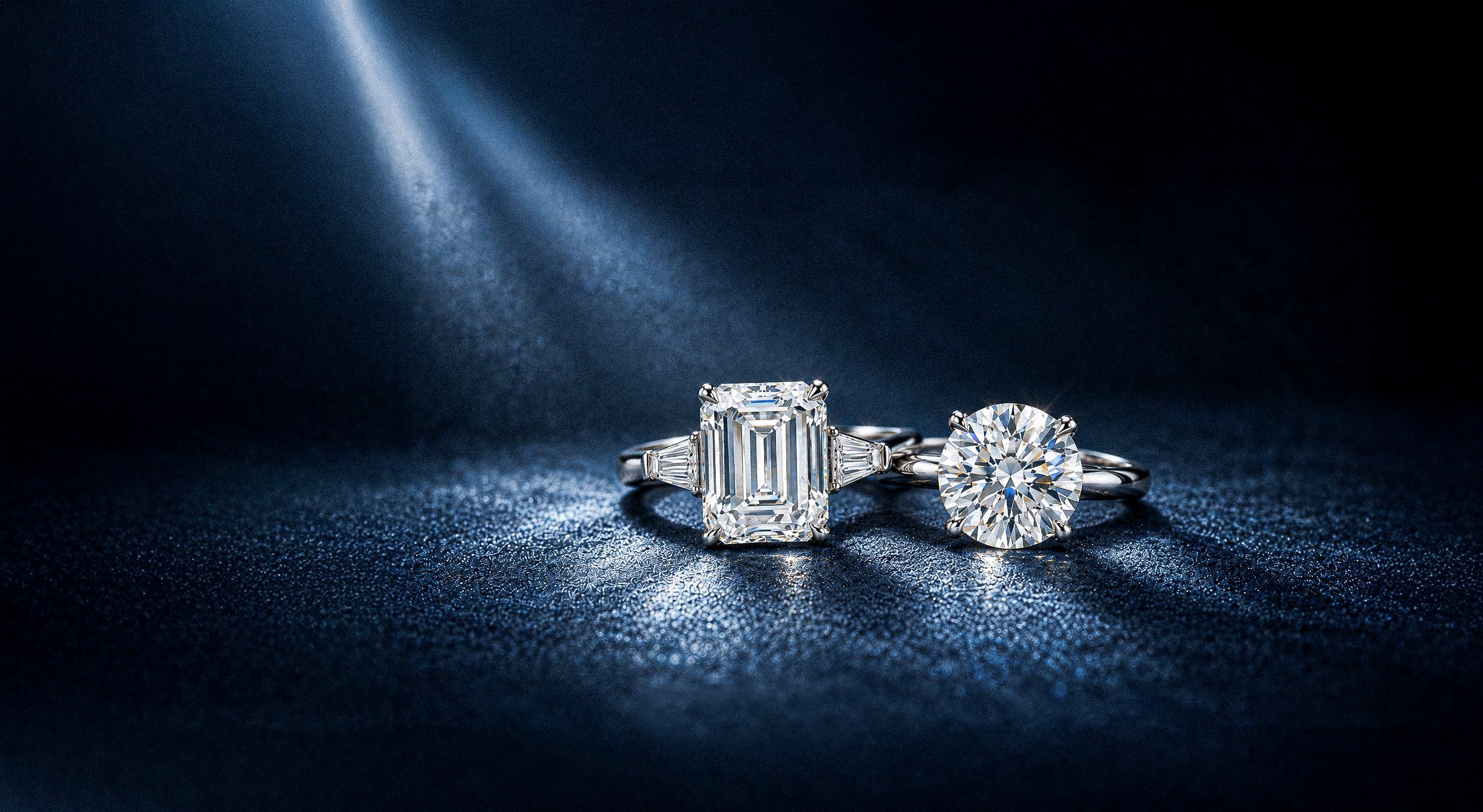 Emerald and Brilliant Diamond Rings.png