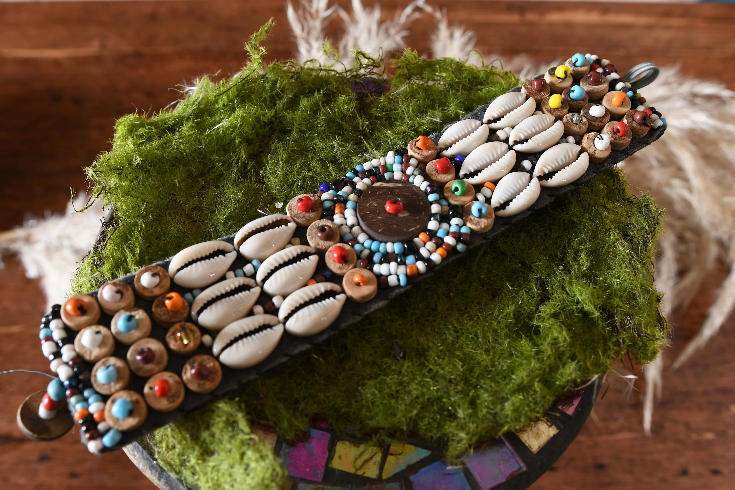 Beaded Bracelet Cuff