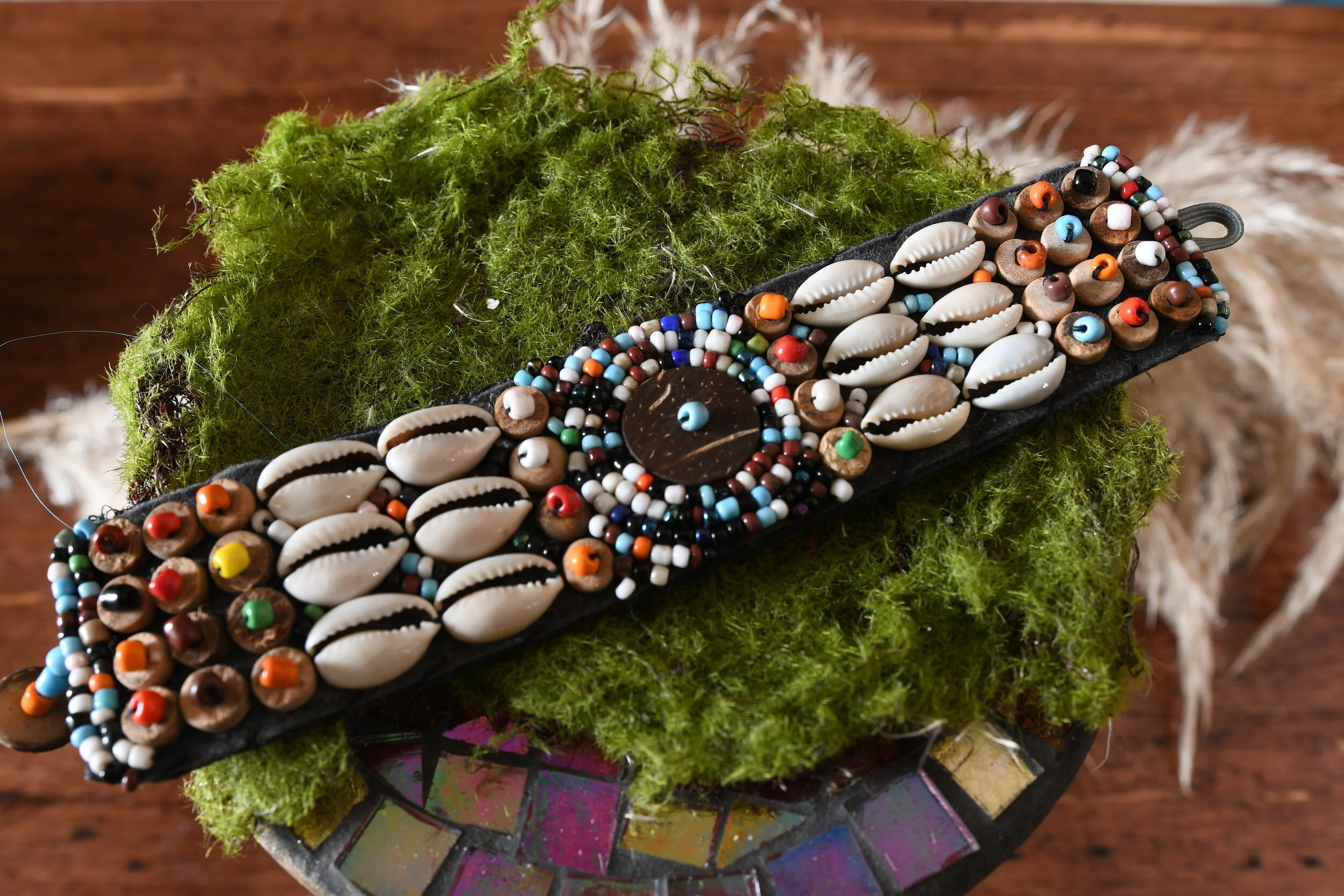 Beaded Bracelet Cuff