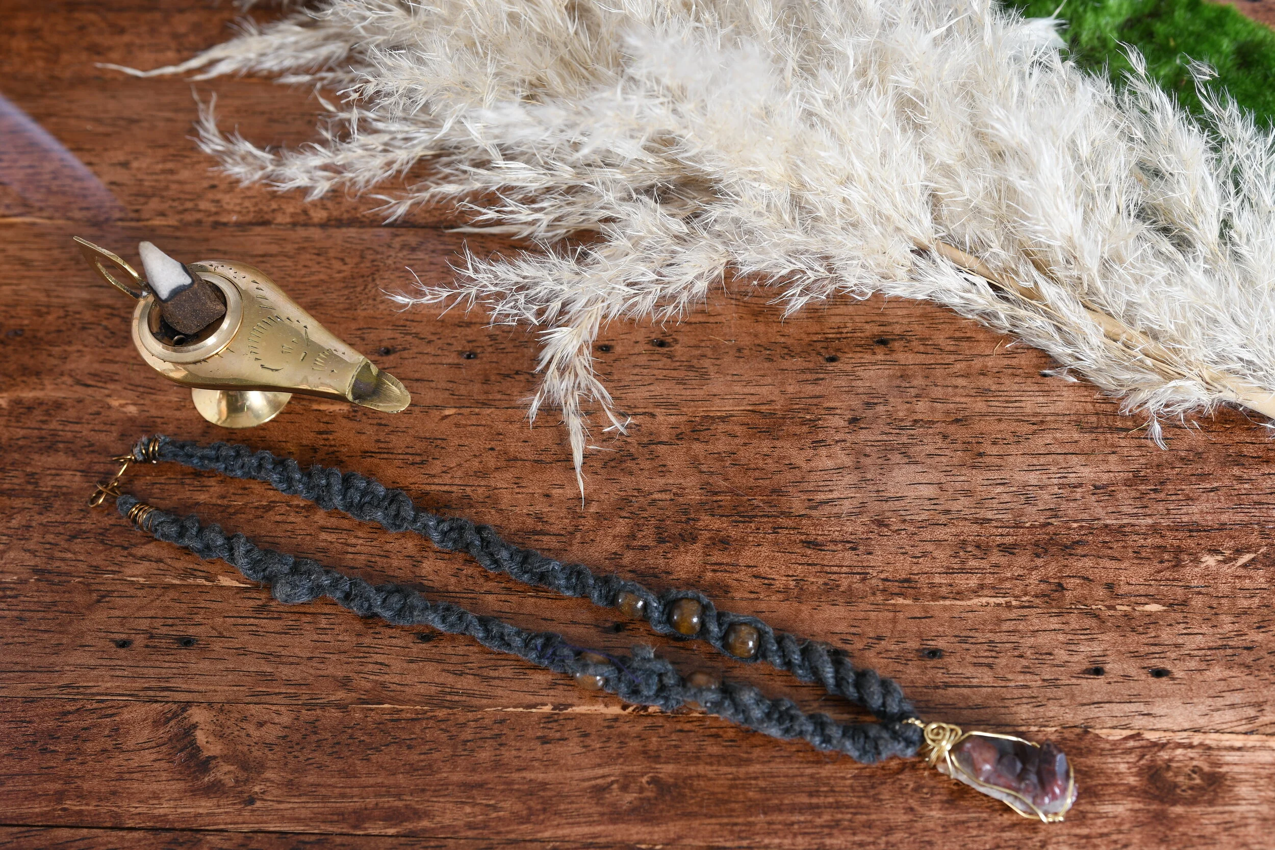 Hand Woven Crystal Necklace