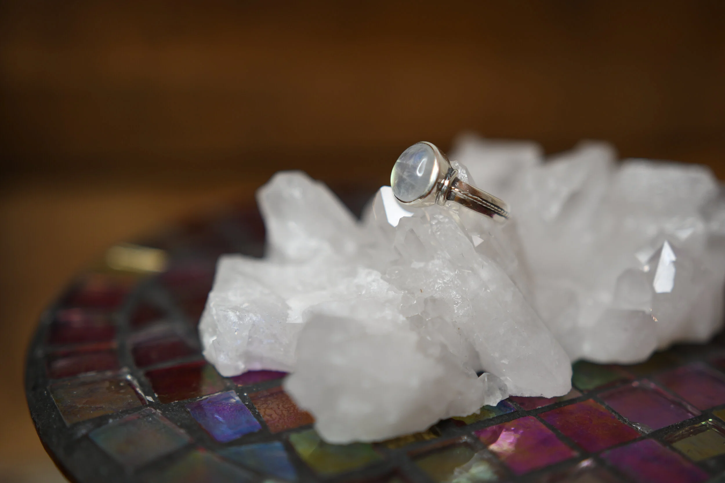 Oval Moonstone Goddess