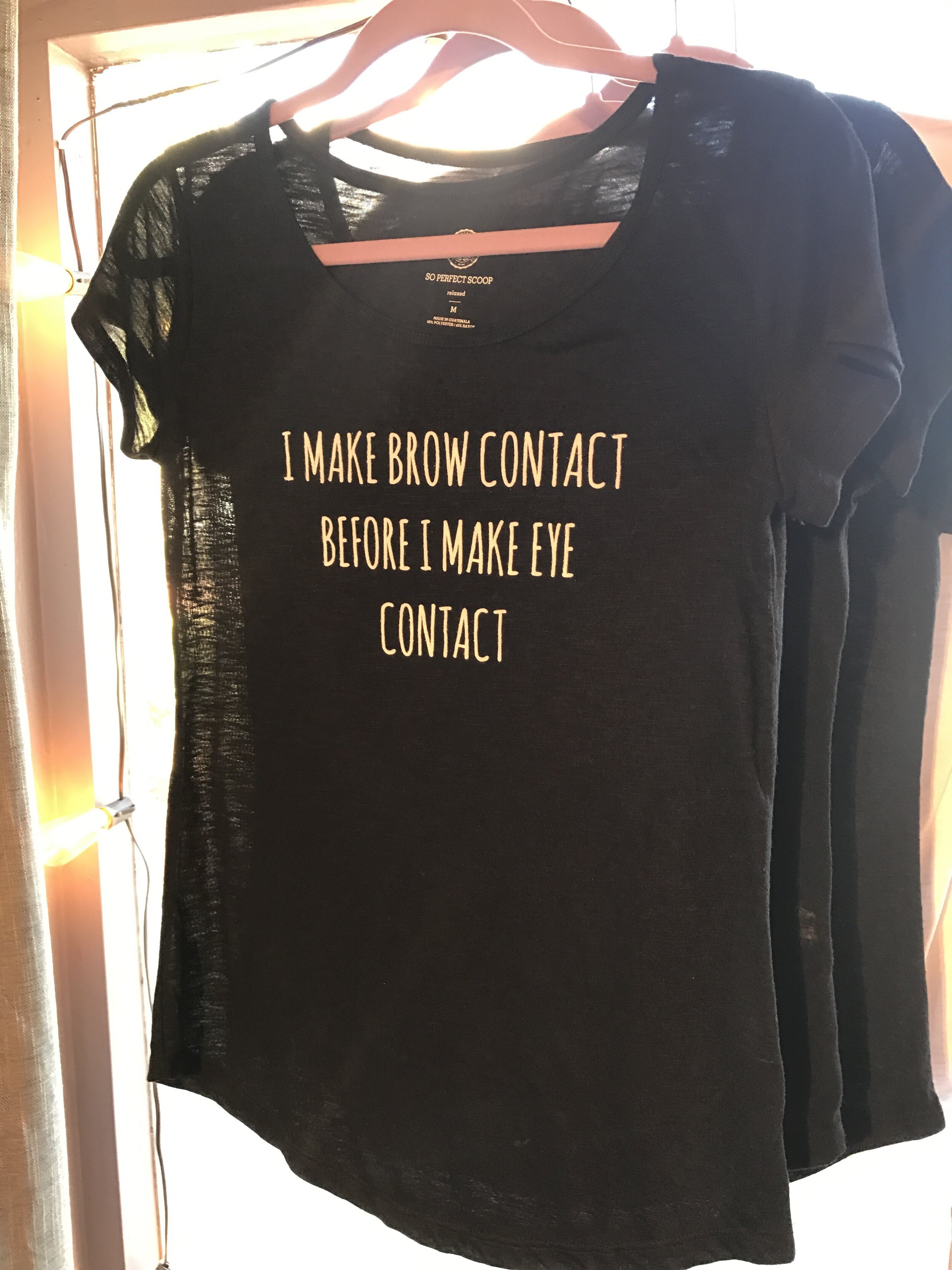 I Make Brow Contact T-Shirt