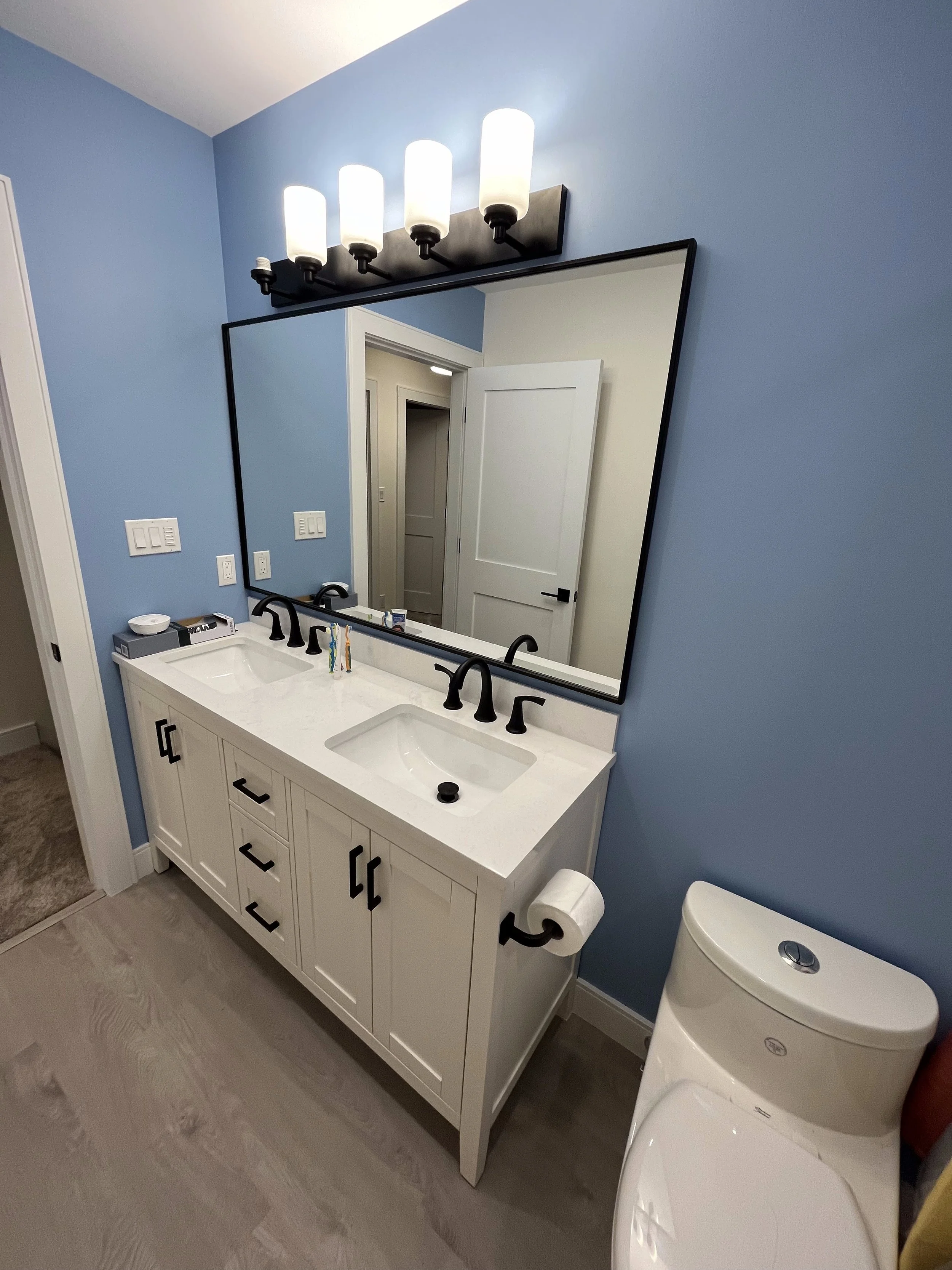 North Vancouver Kids' Bathroom and Upper Floor Refresh