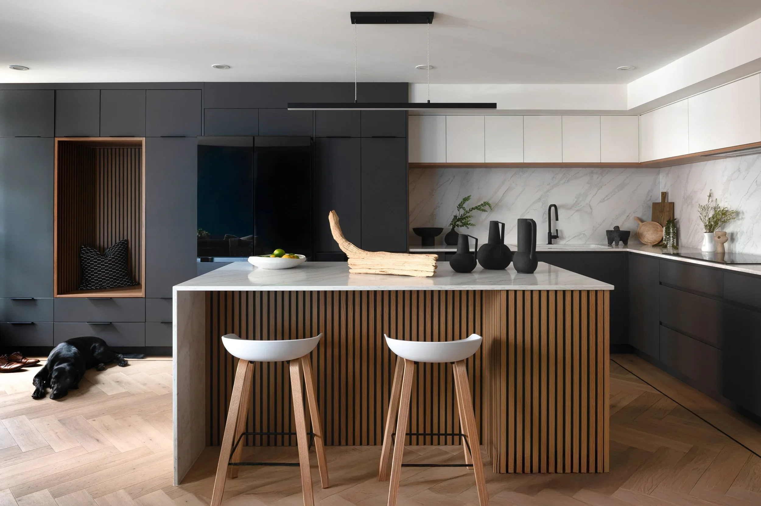 Downtown Vancouver townhouse kitchen renovation by Roka Projects