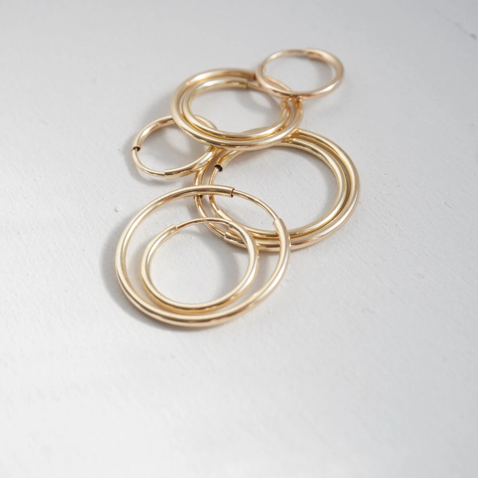 Erinn Endless Gold Hoops