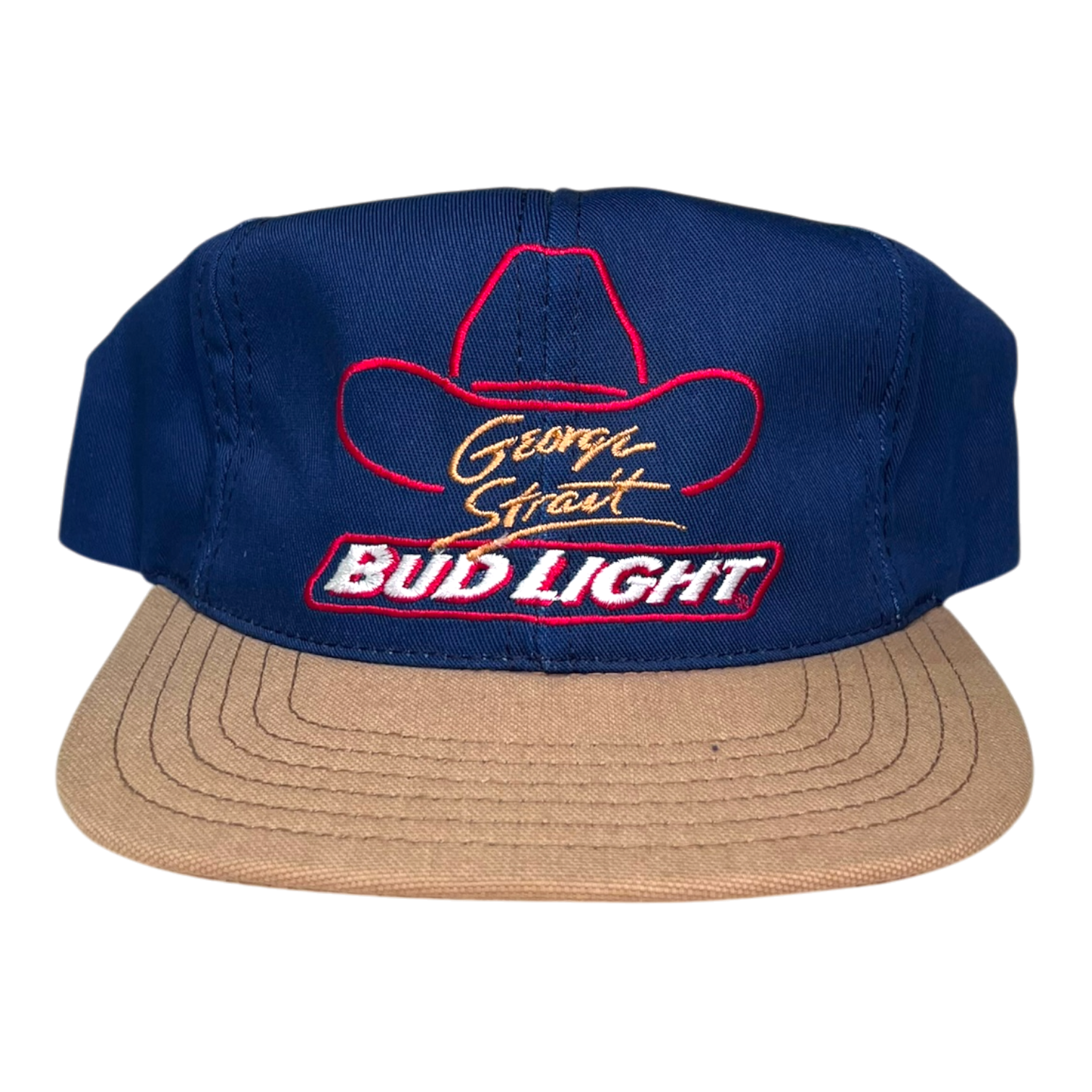 90s George Strait Bud Light DS SnapBack Hat